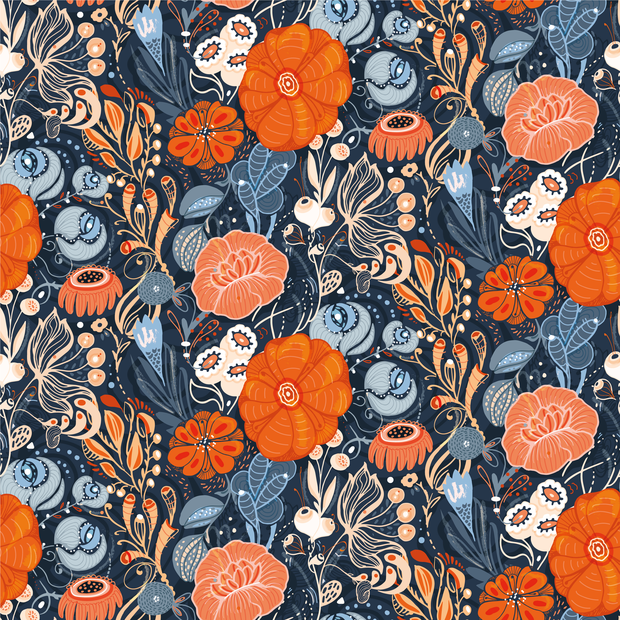 Transcend in Pattern & Surface Design Inspiration by Duchene Lucille