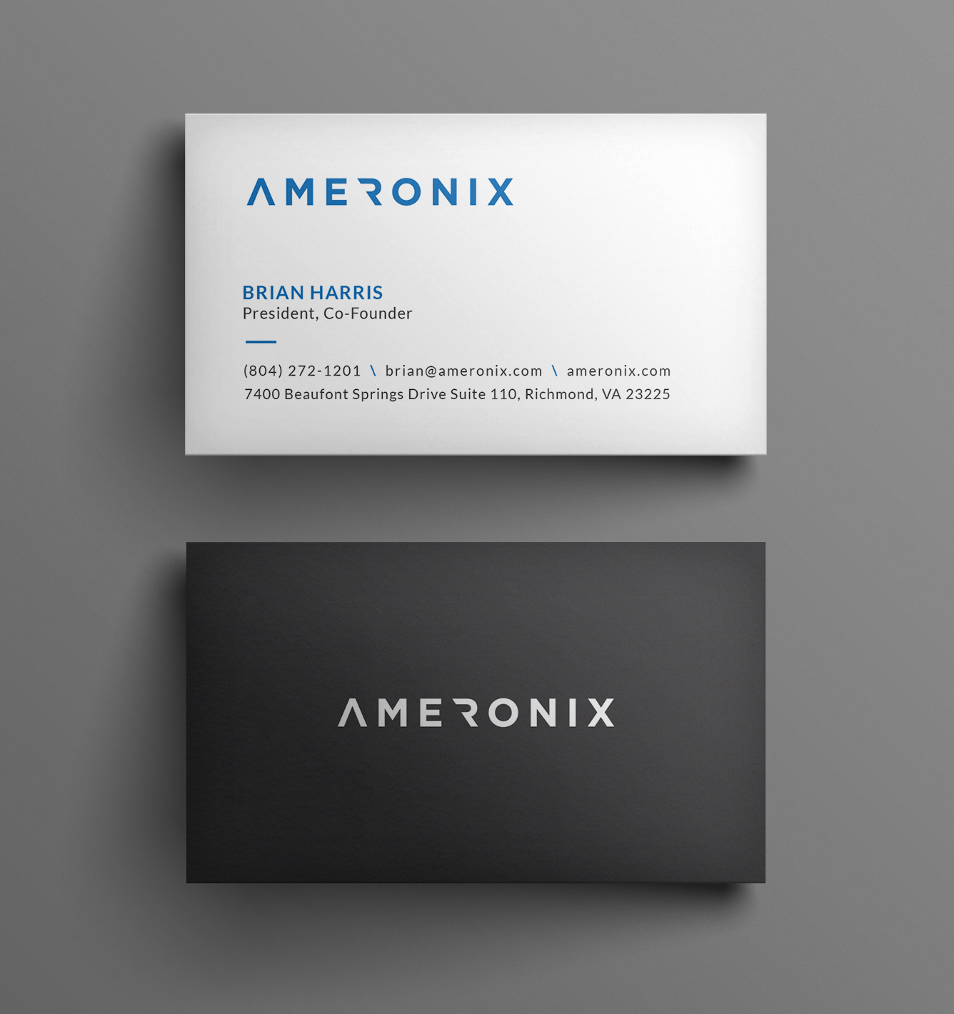 Ameronix, Rebranding a Digital Agency by Baymax Ameronix, Rebranding a Digital Agency in Business Card Design Inspiration by Baymax