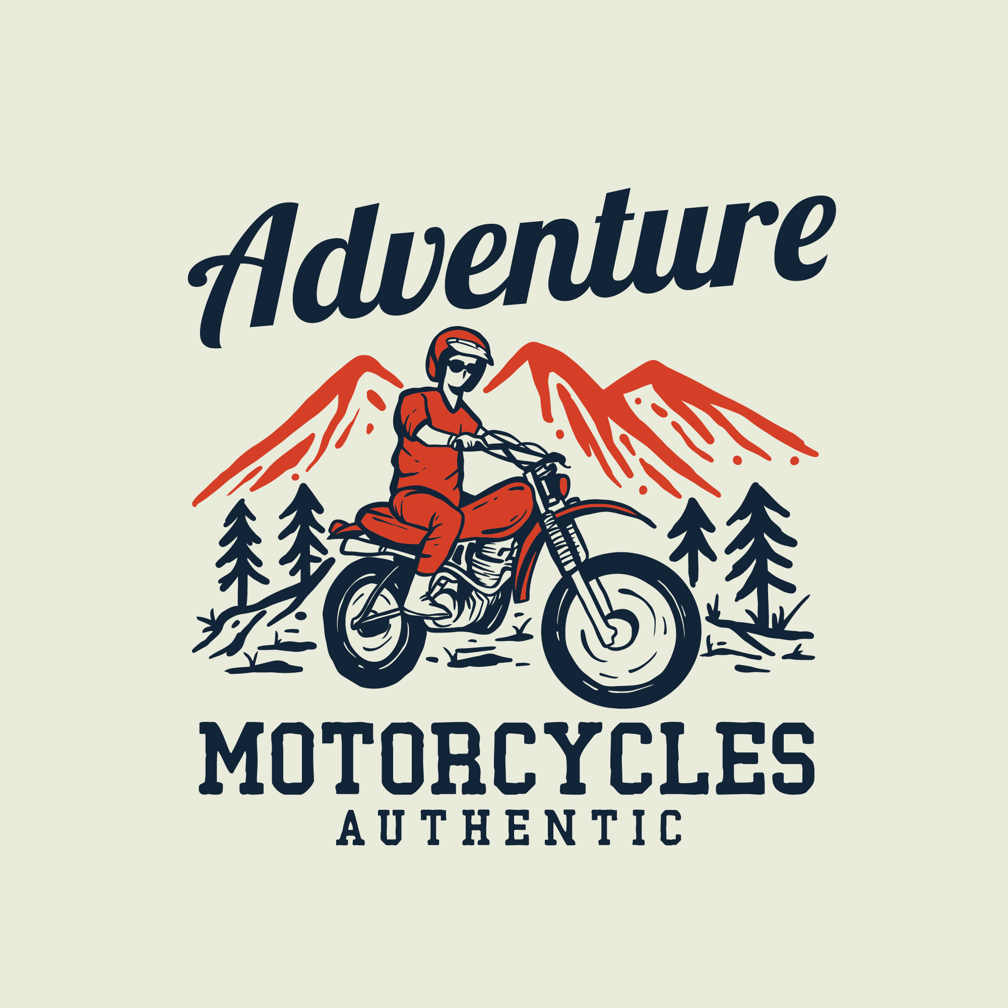 Motorcycle Illustration by Rizka Prayuda Motorcycle Illustration in T-Shirt Design Inspiration by Rizka Prayuda