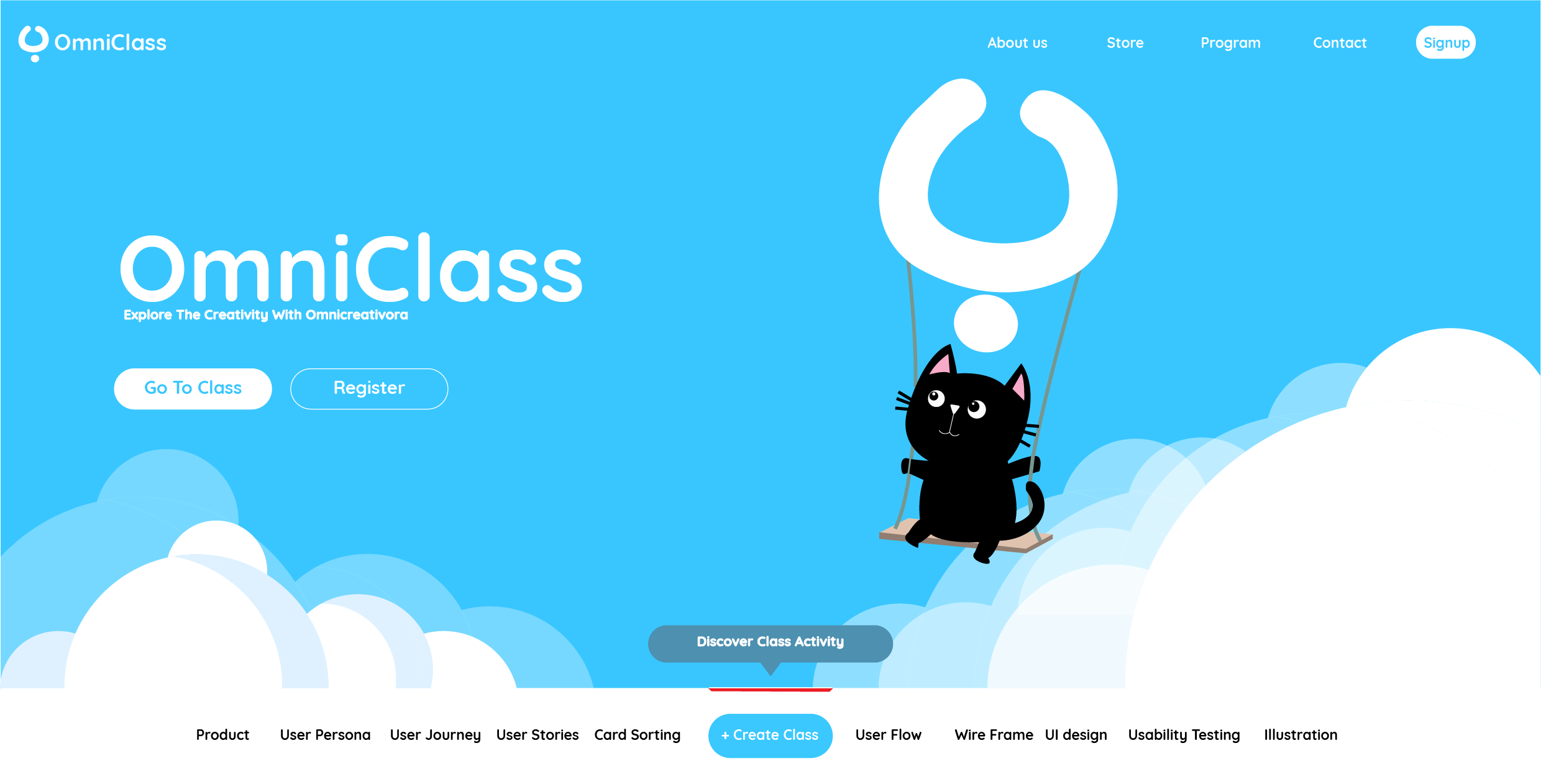 landing page omniclass by Insyiracreation landing page omniclass in Social Media Page Inspiration by Insyiracreation