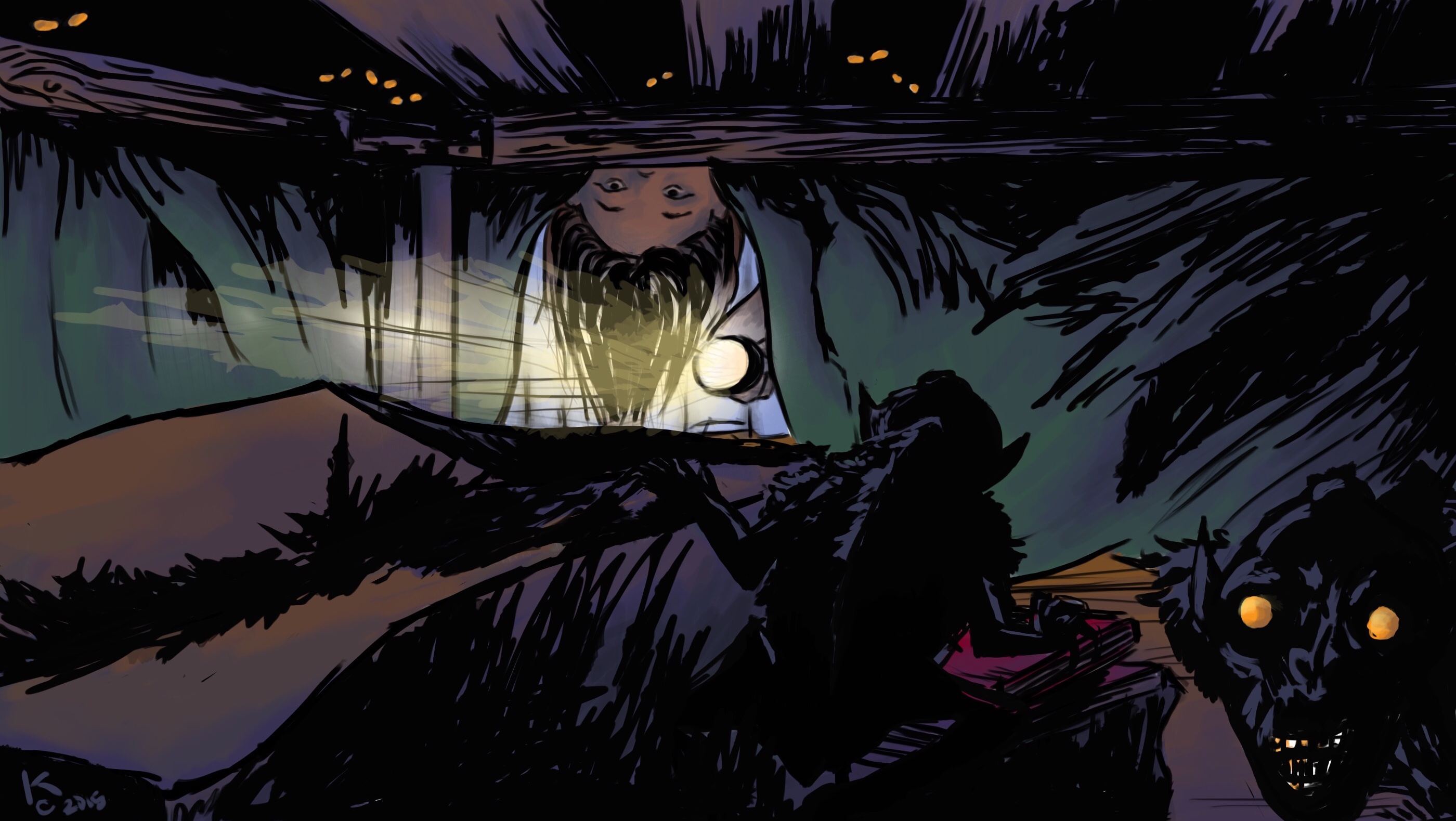 Under the Bed by Katelin Carter Under the Bed in Digital Painting Inspiration by Katelin Carter
