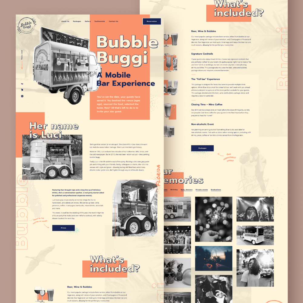 Mobile bar website by Digital Hero Group Mobile bar website in Website Design Inspiration by Digital Hero Group