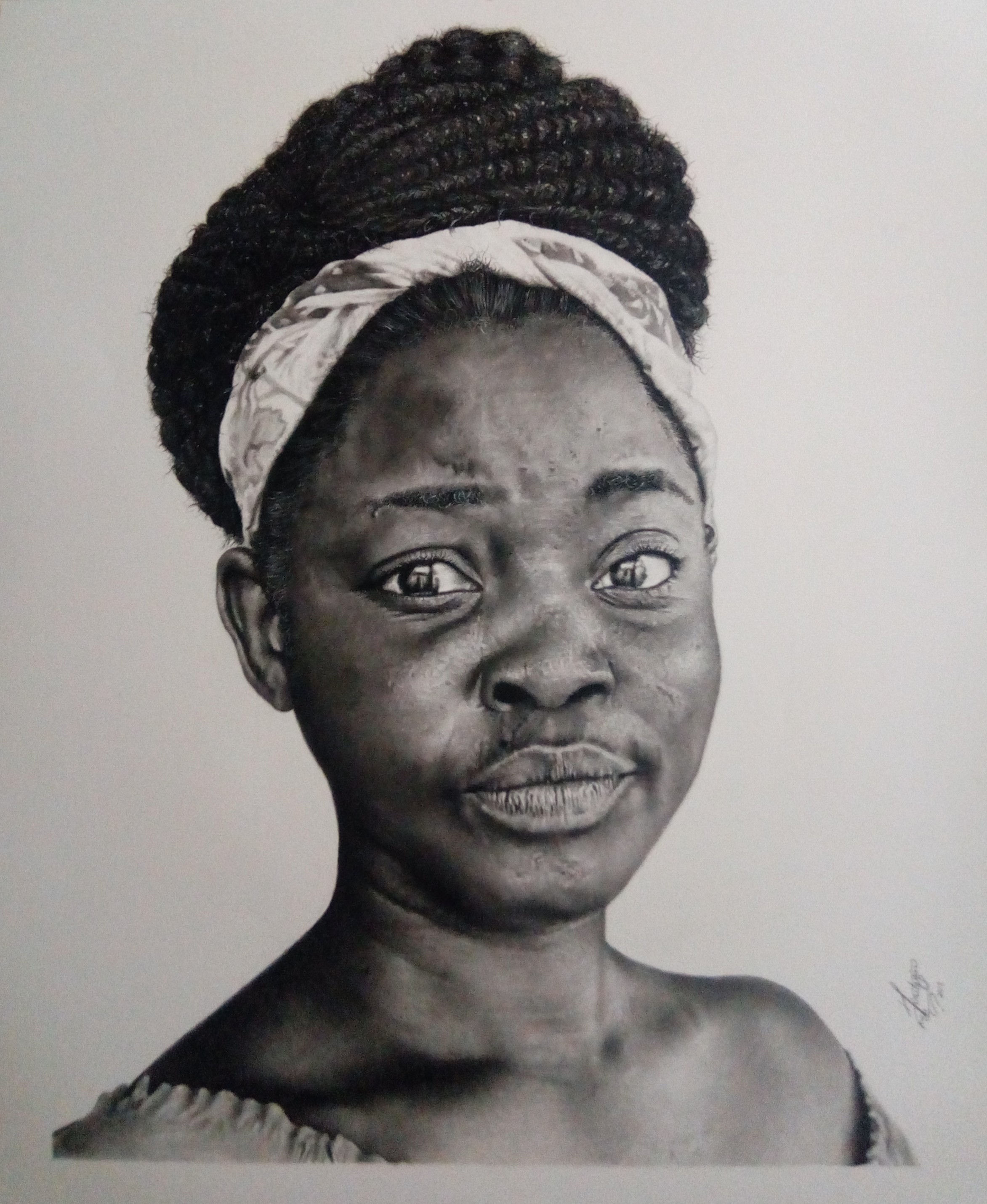 A selfie with my older self in Drawing Inspiration by Yomi-meleki Samuel