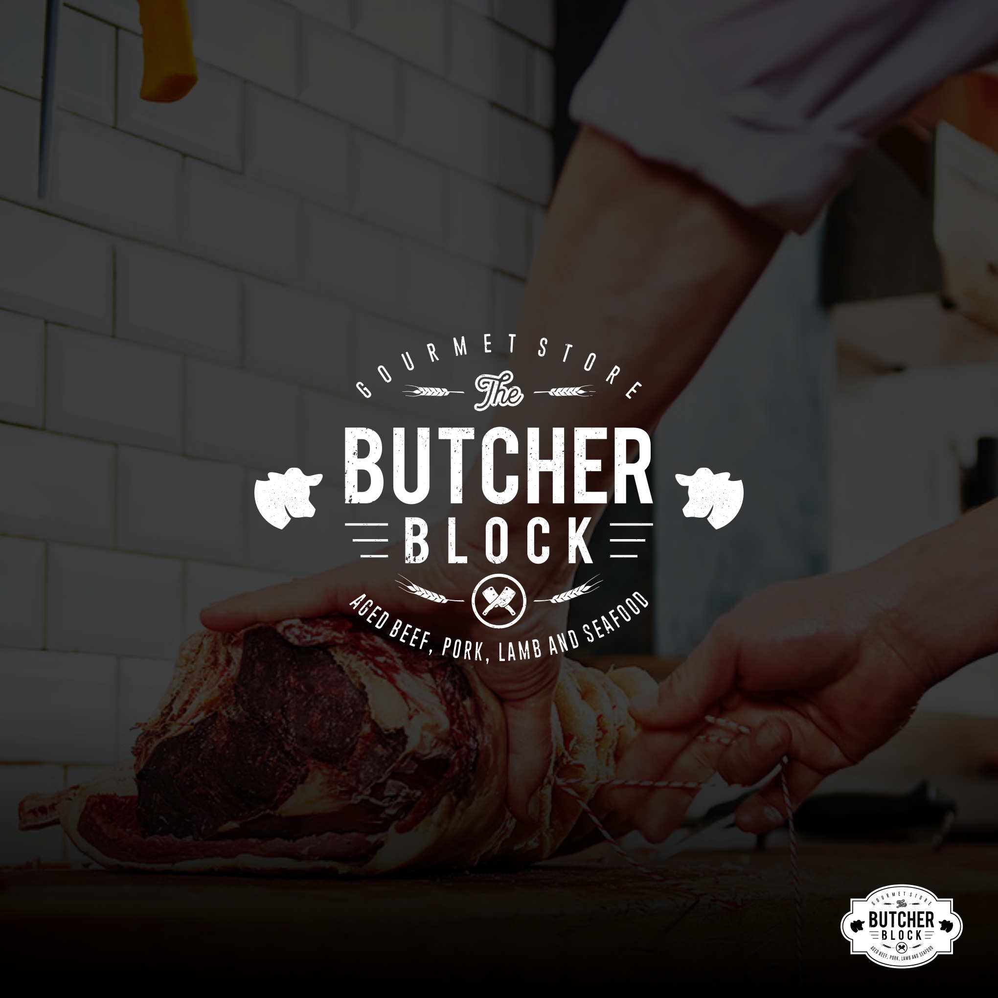BUTCHER BLOCK by Lil.artsigns BUTCHER BLOCK in Logo Design Inspiration by Lil.artsigns