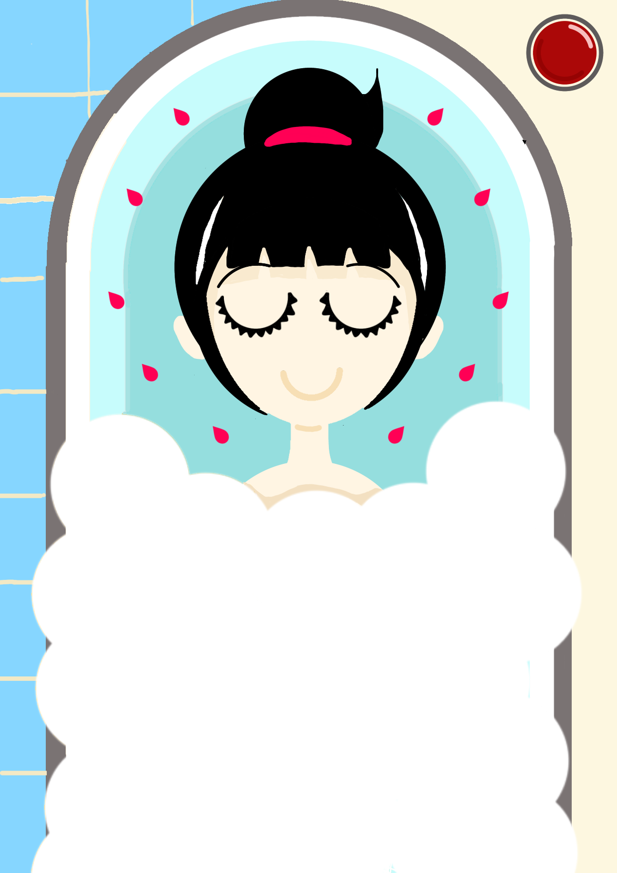 Bath Tub in Digital Art Inspiration by Marie Krisma C Ragudo