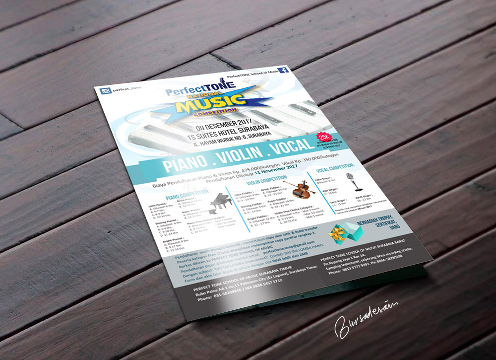 Musical Studio banner design in Banner ad Design Inspiration by Extubistudio