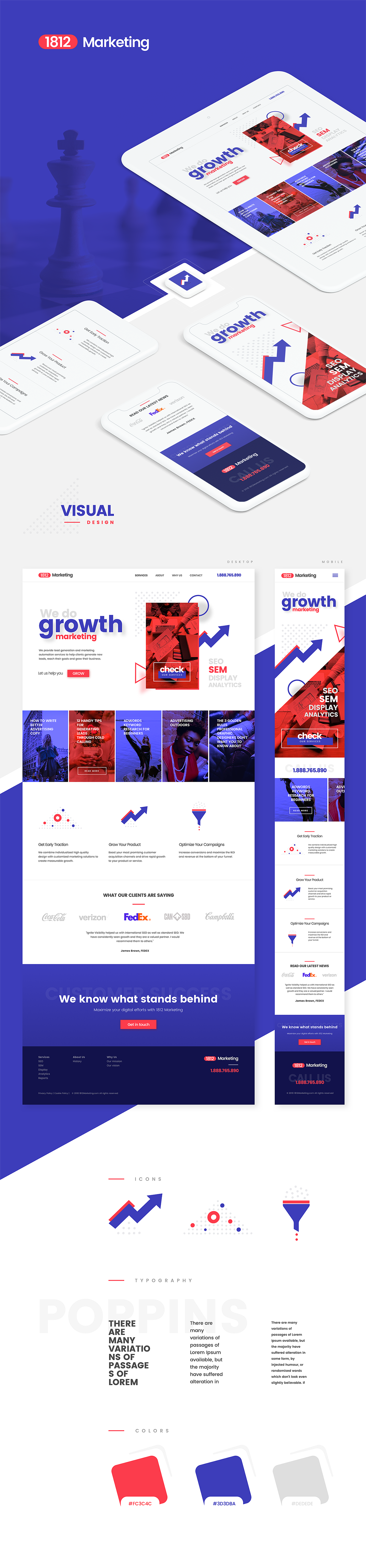 Web Design and Development for Growth Marketing Company in Website Design Inspiration by Tomasz Wieczorek