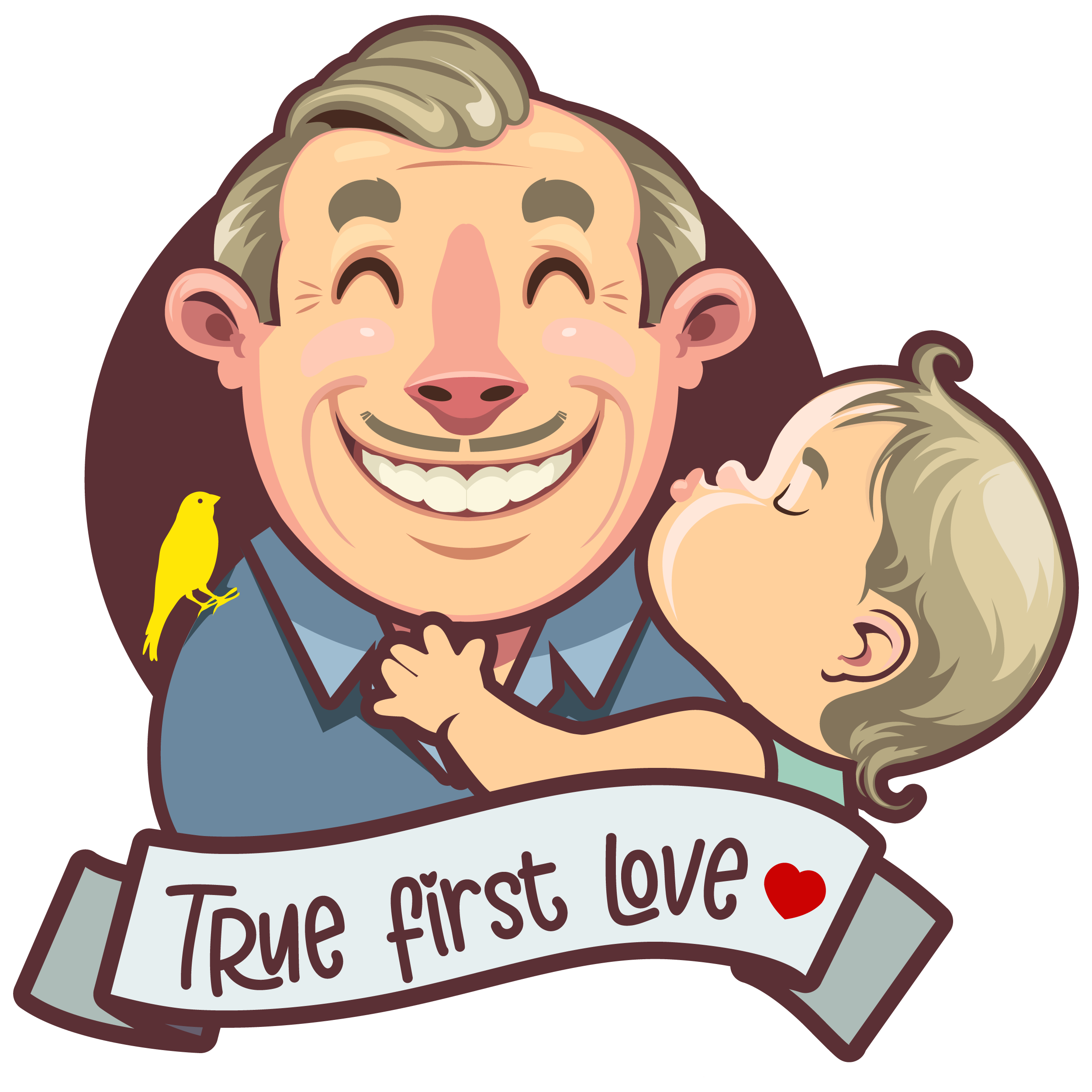 True first love in Vector Art Inspiration by Nieves Barreto