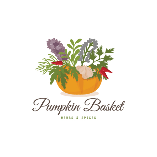 Pumpkin Basket in Logo Design Inspiration by Dalia