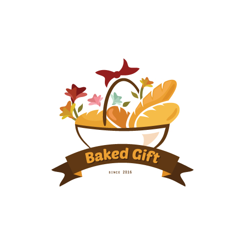 Baked Gift Bakery Logo by Dalia Baked Gift Bakery Logo in Logo Design Inspiration by Dalia