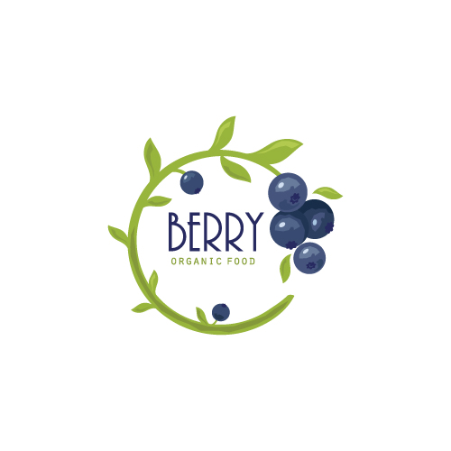Blueberry readymade logo design by Dalia Blueberry readymade logo design in Logo Design Inspiration by Dalia