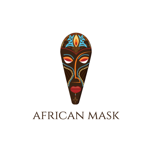 African Mask by Dalia African Mask in Logo Design Inspiration by Dalia