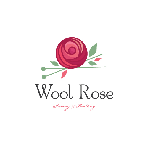 Wool Rose Logo by Dalia Wool Rose Logo in Logo Design Inspiration by Dalia