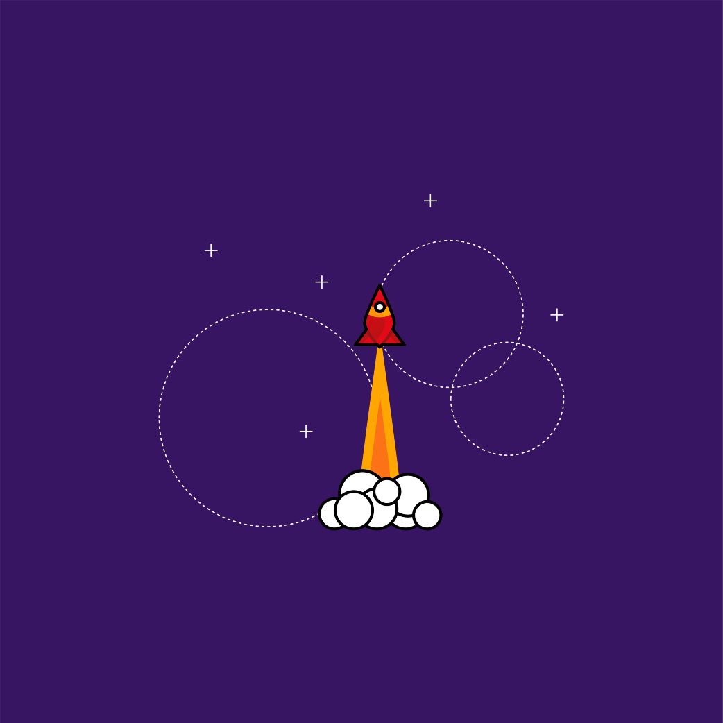 Rocket Launch by Mr. Black Rocket Launch in Illustration and Graphics Inspiration by Mr. Black