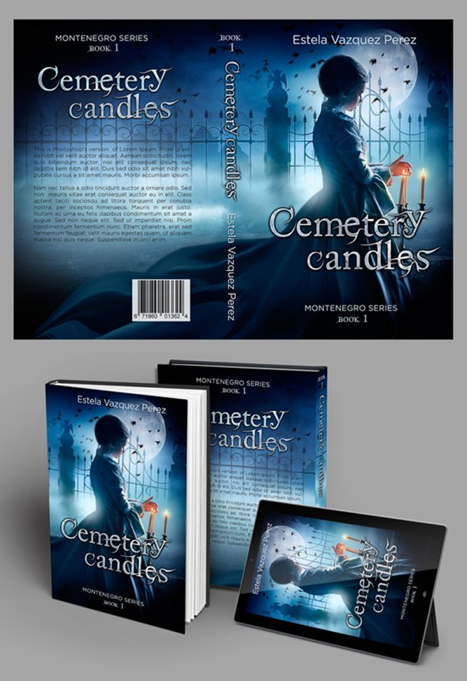 Cemetery Fantasy Book Cover by Dienel96 Cemetery Fantasy Book Cover in Advertisement Design Inspiration by Dienel96