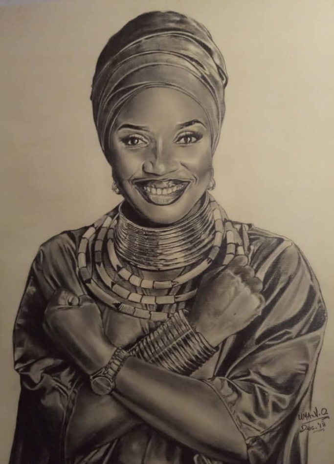Strong Black Woman by Nnanna Uma Strong Black Woman in Drawing & Sketching Inspiration by Nnanna Uma