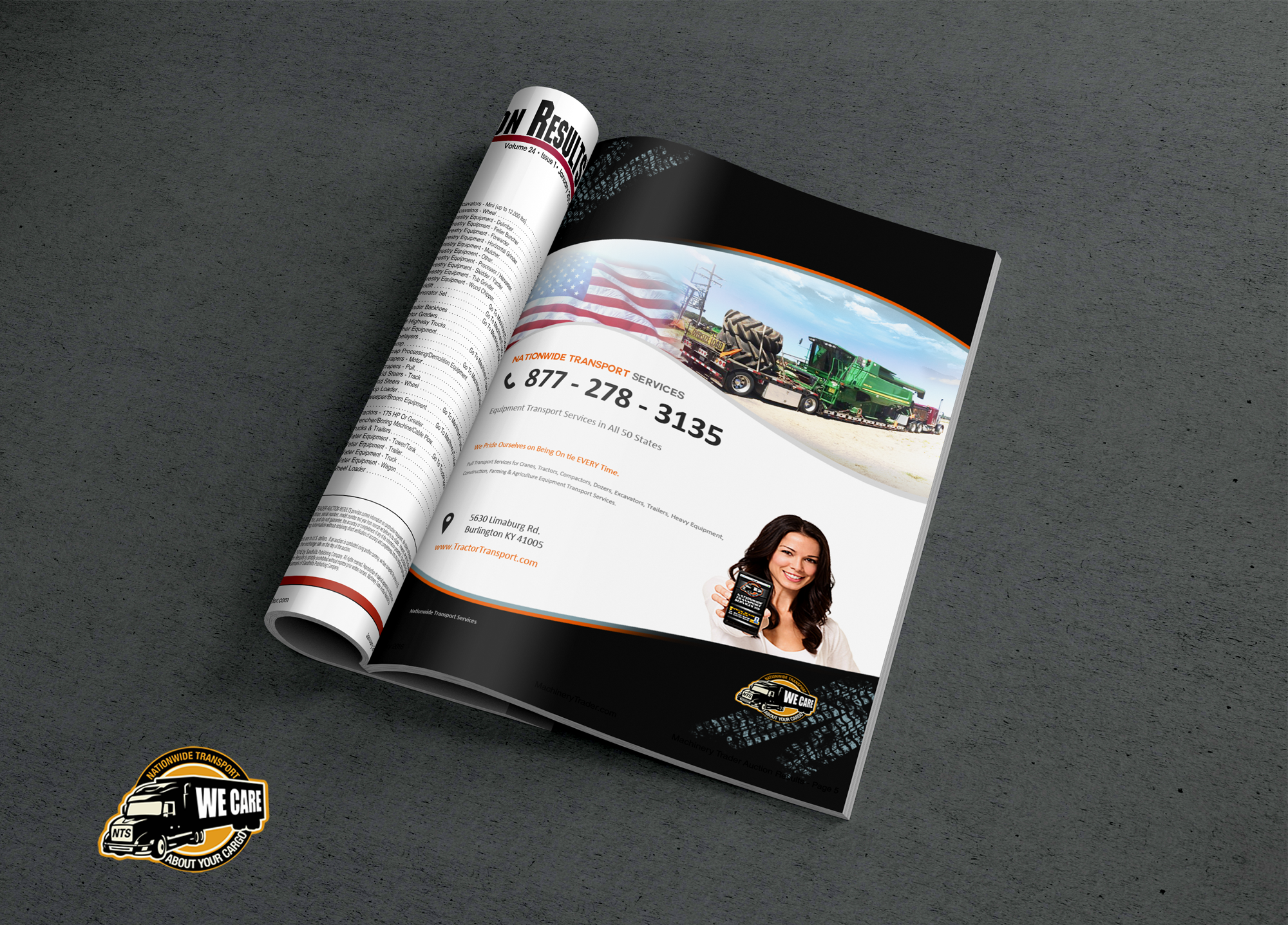 Nationwide transport services by Iuztin Nationwide transport services in Brochure Design Inspiration by Iuztin
