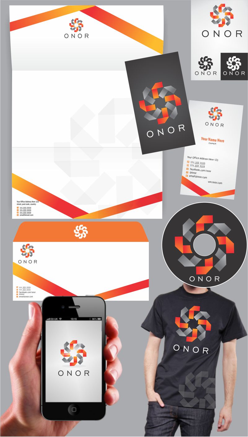 onor brand identity by Sugik Yanto onor brand identity in Logo & Brand Identity Inspiration by Sugik Yanto