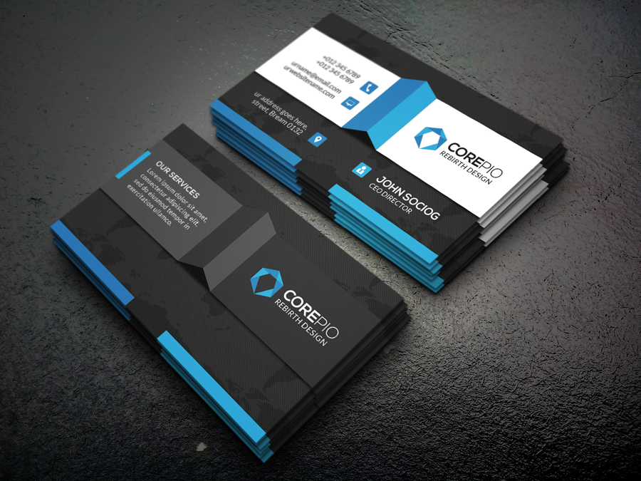 Modern Business Card in Business Card Design Inspiration by Noufal A P