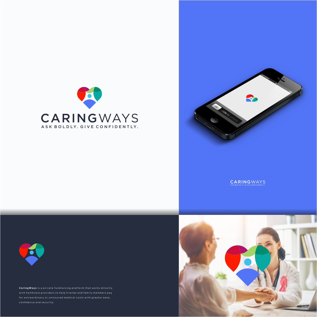 caringways by Crealif caringways in Logo Design Inspiration by Crealif
