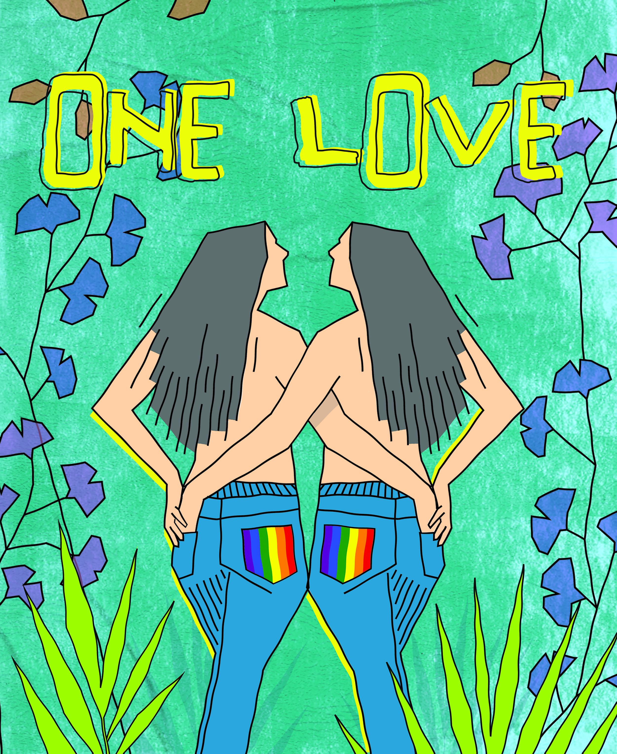 One Love by Abhishek Gupta One Love in Illustration and Graphics Inspiration by Abhishek Gupta