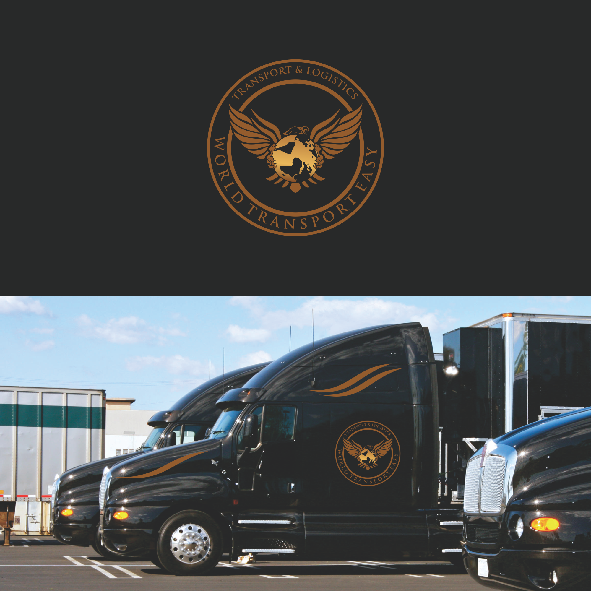 logistic in Logo & Brand Identity Inspiration by Rindaman