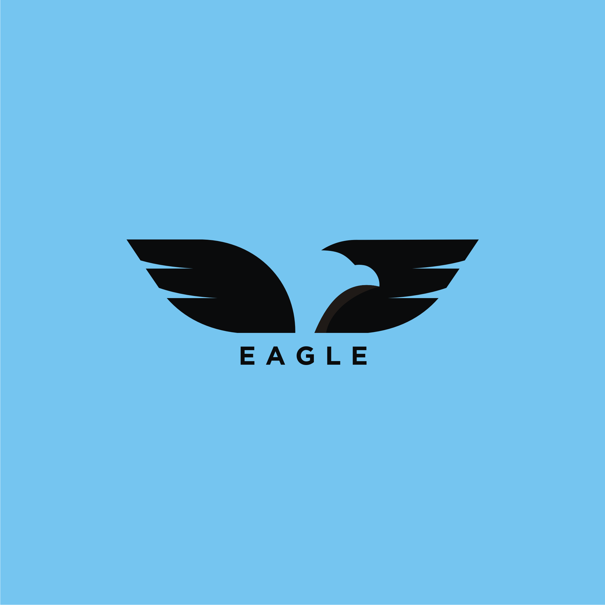 eagle logo by Istri Solehah eagle logo in Logo Design Inspiration by Istri Solehah