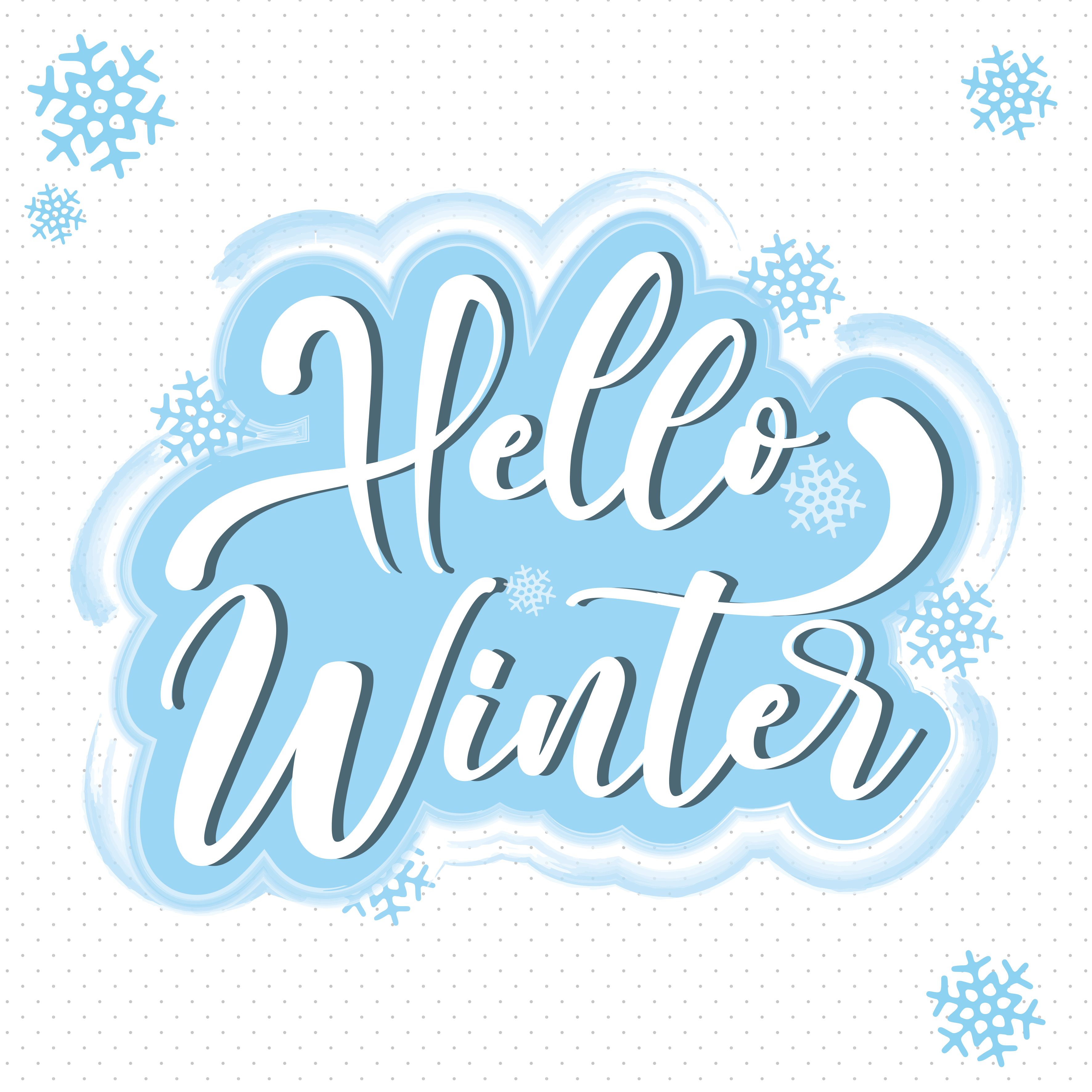 Hello Winter! in Illustration and Graphics Inspiration by Erika Lupino