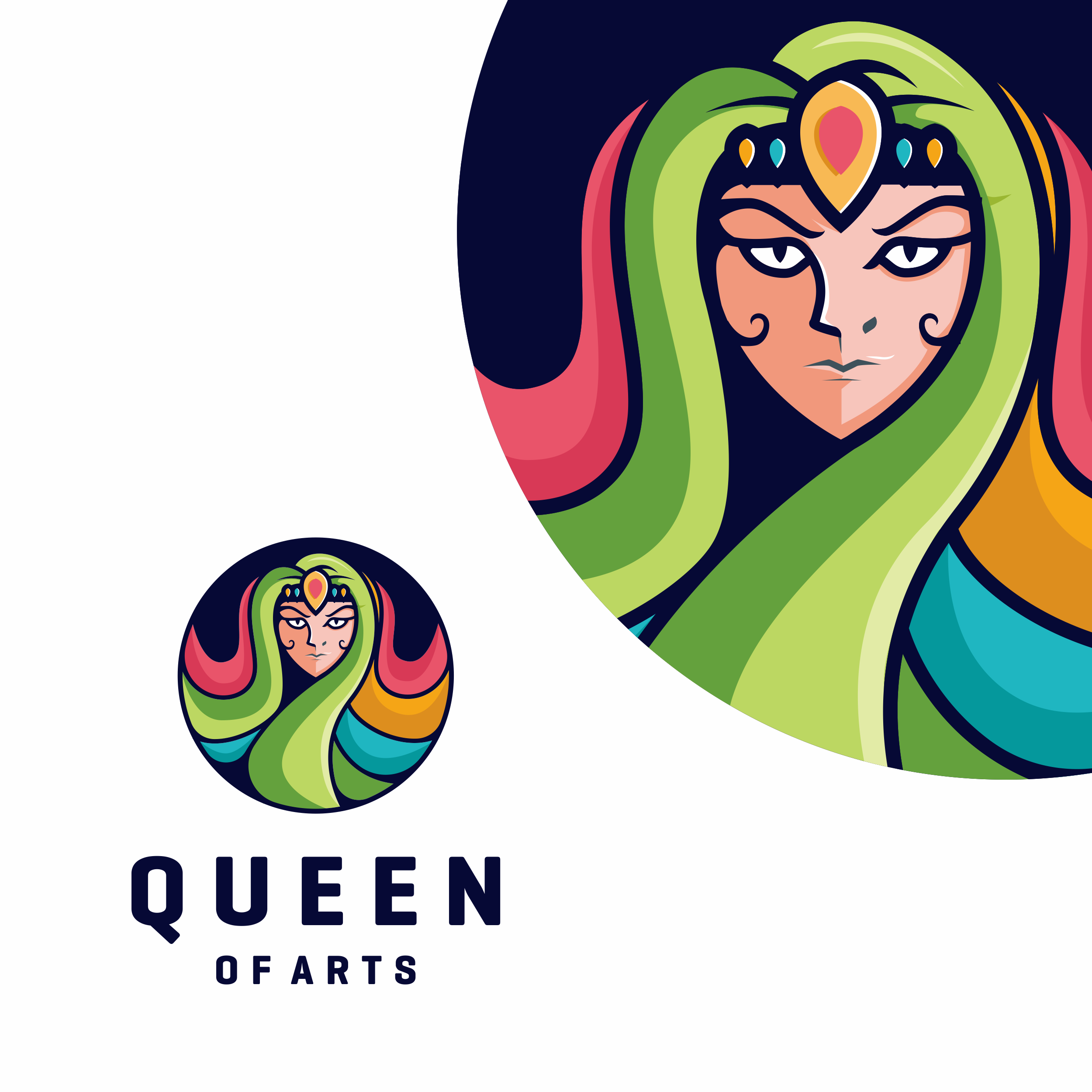 Queen Of Arts by Aceo Queen Of Arts in Character & Mascot design Inspiration by Aceo