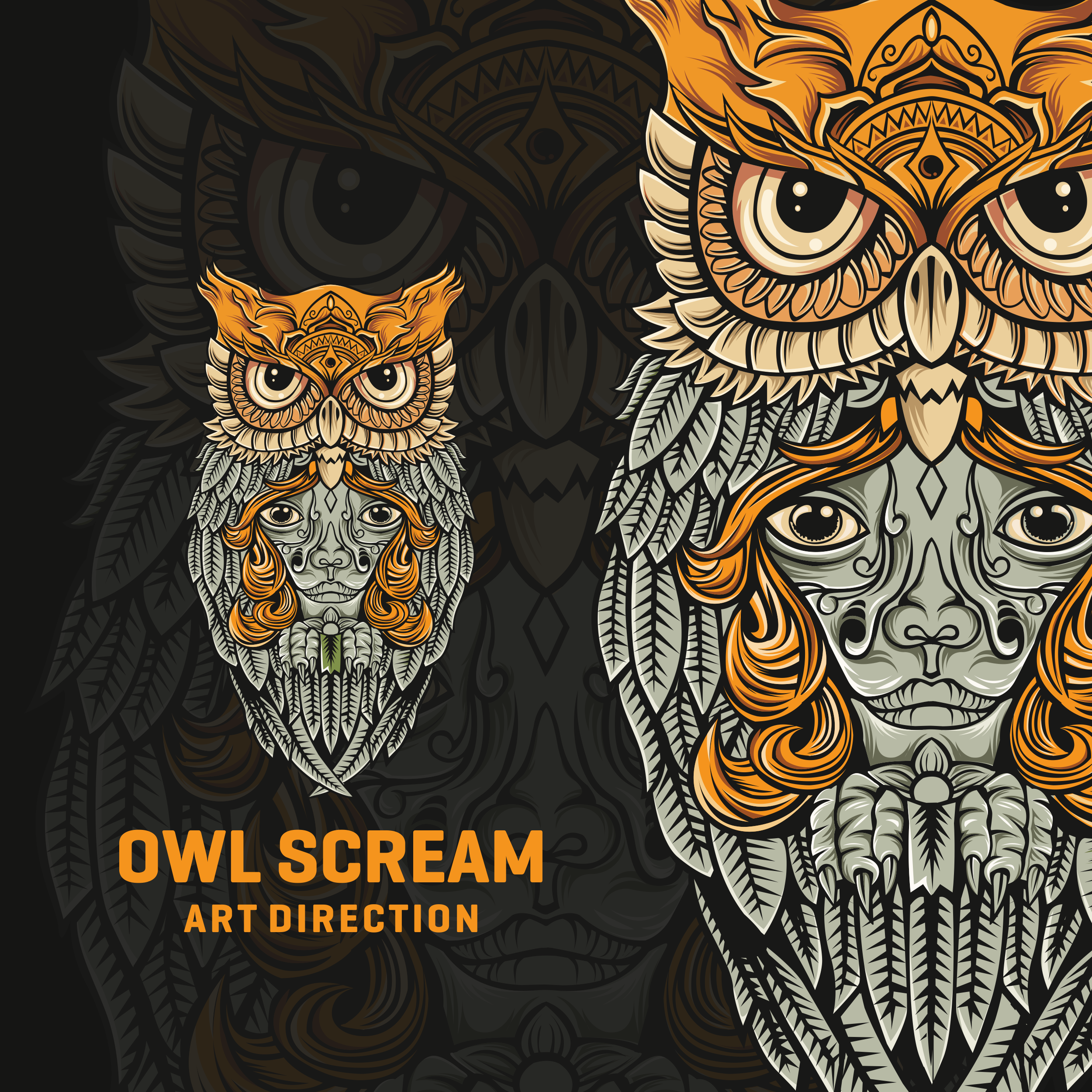 Owl Scream by Aceo Owl Scream in Tattoo designs Inspiration by Aceo