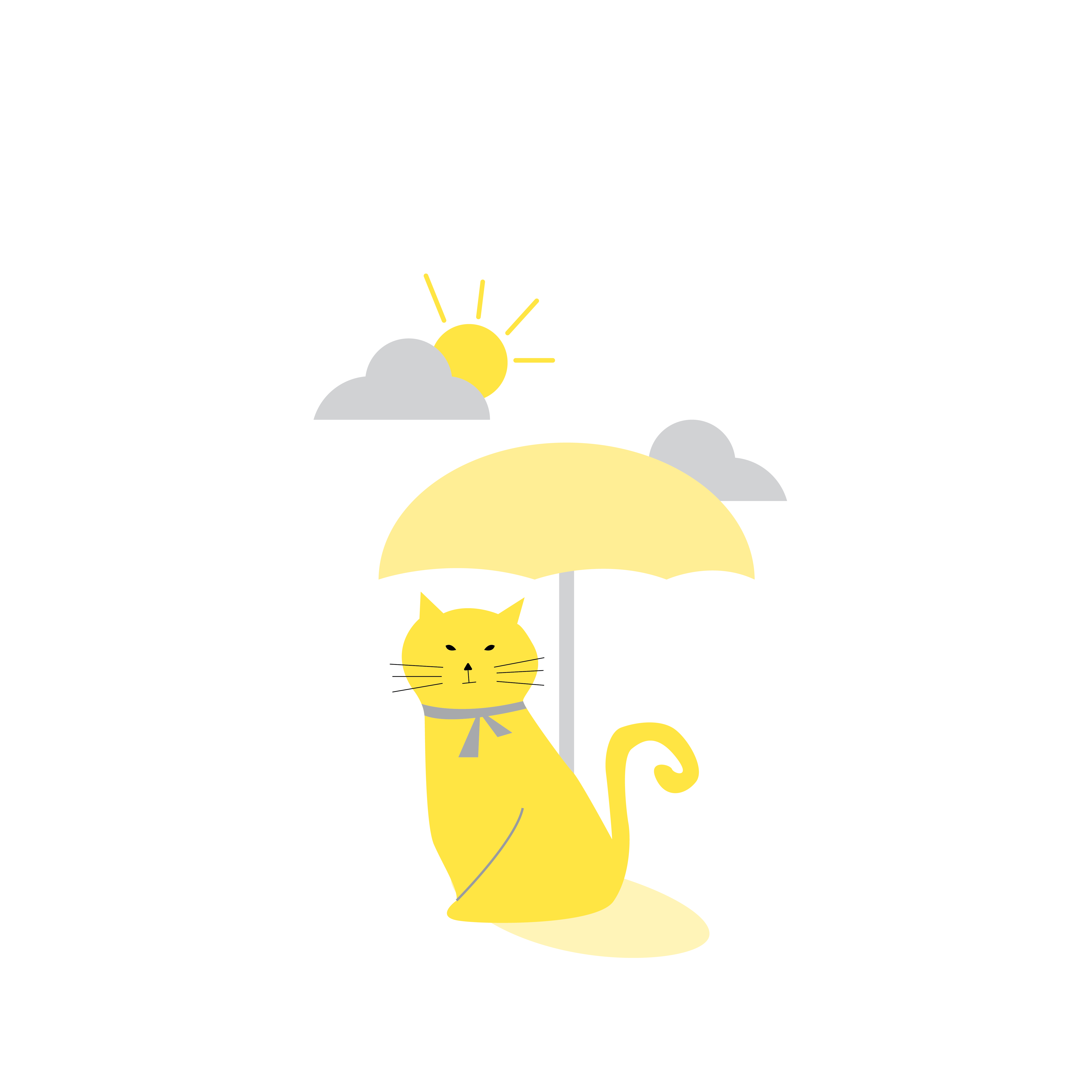 Sunny Cat in Illustration and Graphics Inspiration by Bayu Wahyudan