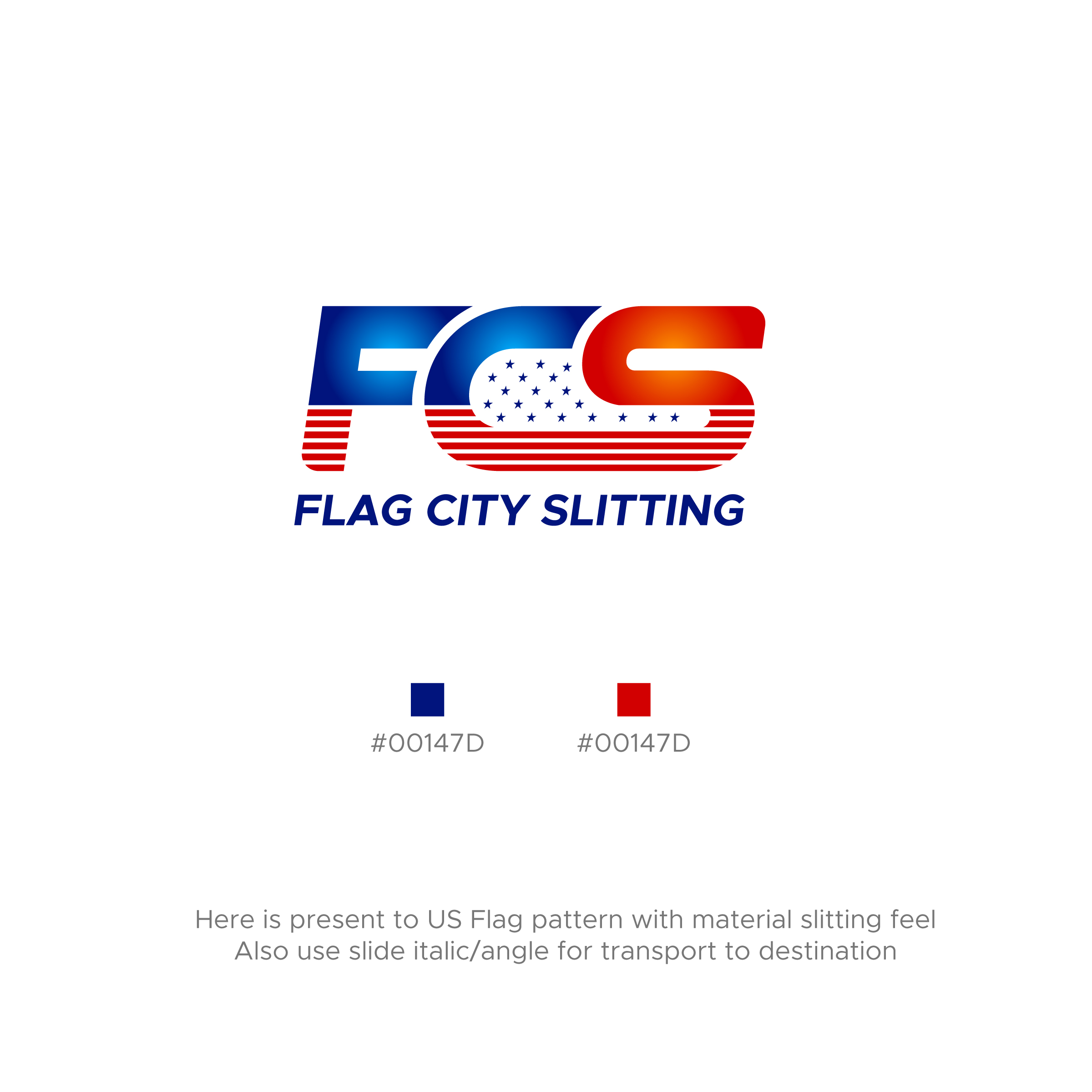 Flag City Slitting Logo by Zativedesign Flag City Slitting Logo in Logo Design Inspiration by Zativedesign