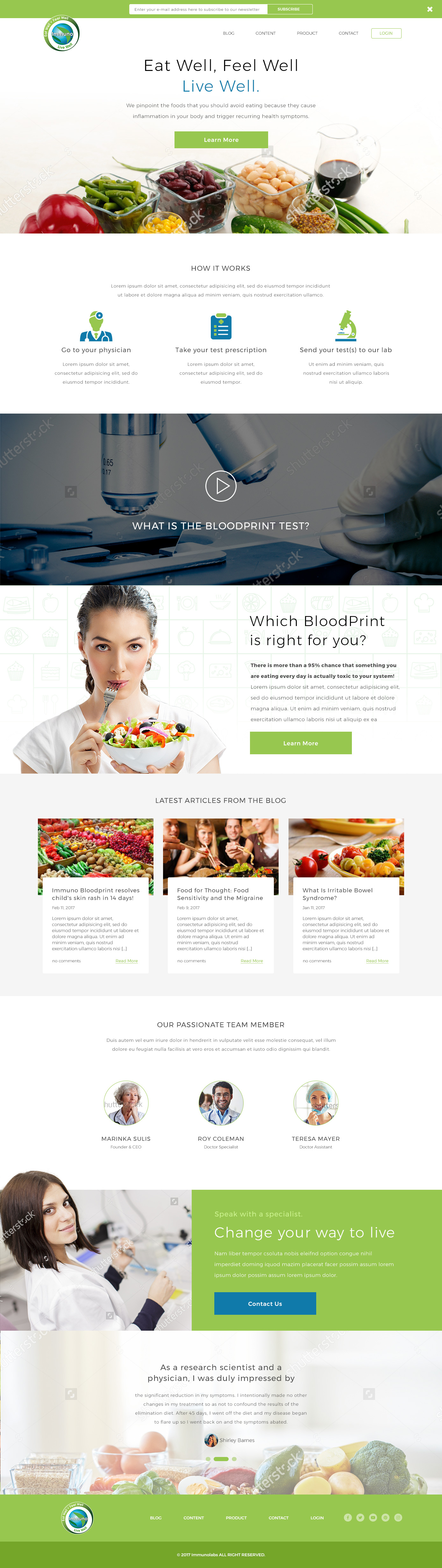 Website for a medical laboratory by Mabo Design Website for a medical laboratory in Advertisement Design Inspiration by Mabo Design