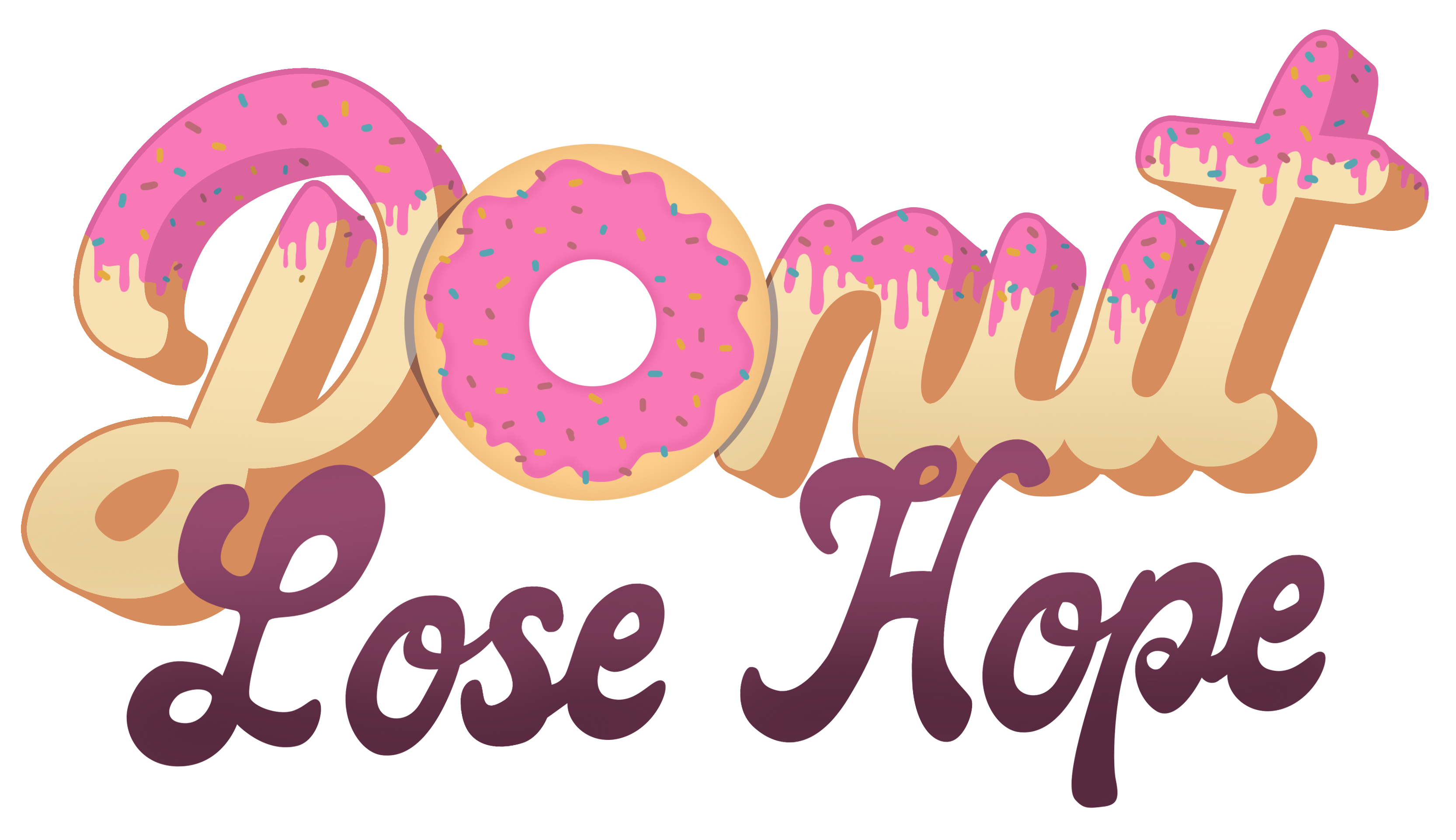 Donut Lose Hope by Joanne Advin Donut Lose Hope in Hand Lettering Inspiration by Joanne Advin