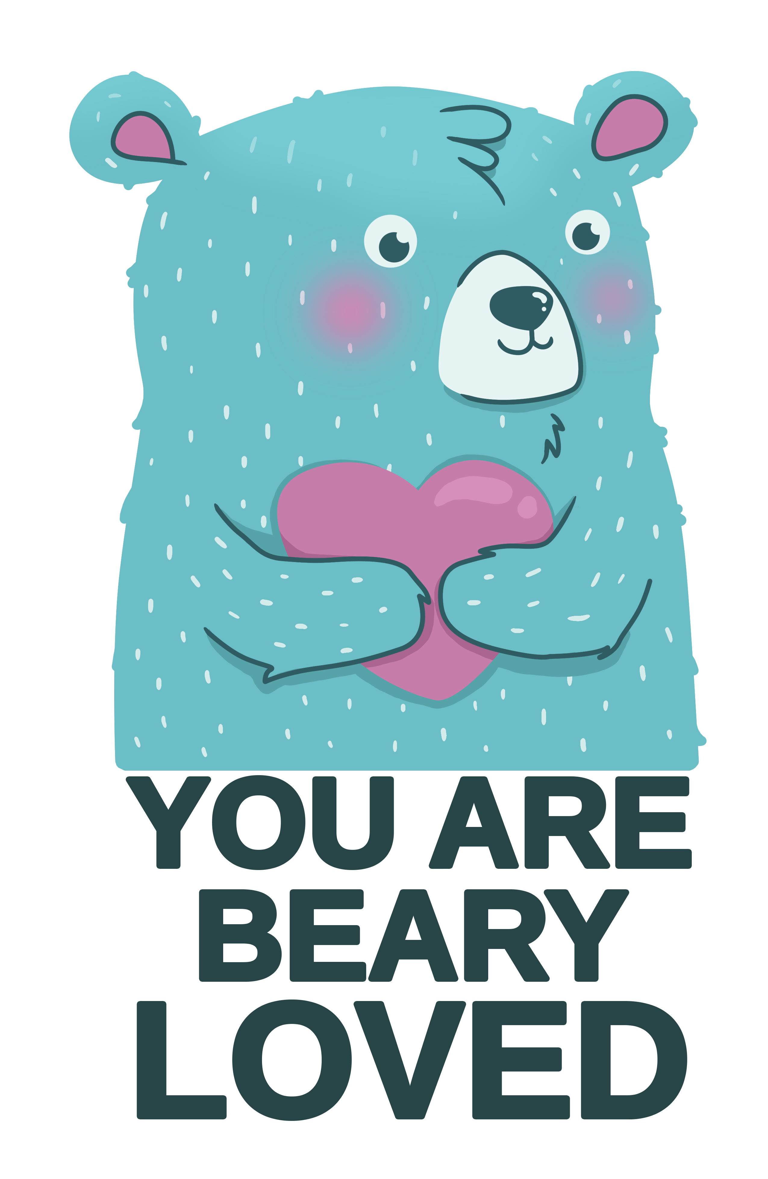 You are Beary Loved by Joanne Advin You are Beary Loved in Digital Art Inspiration by Joanne Advin