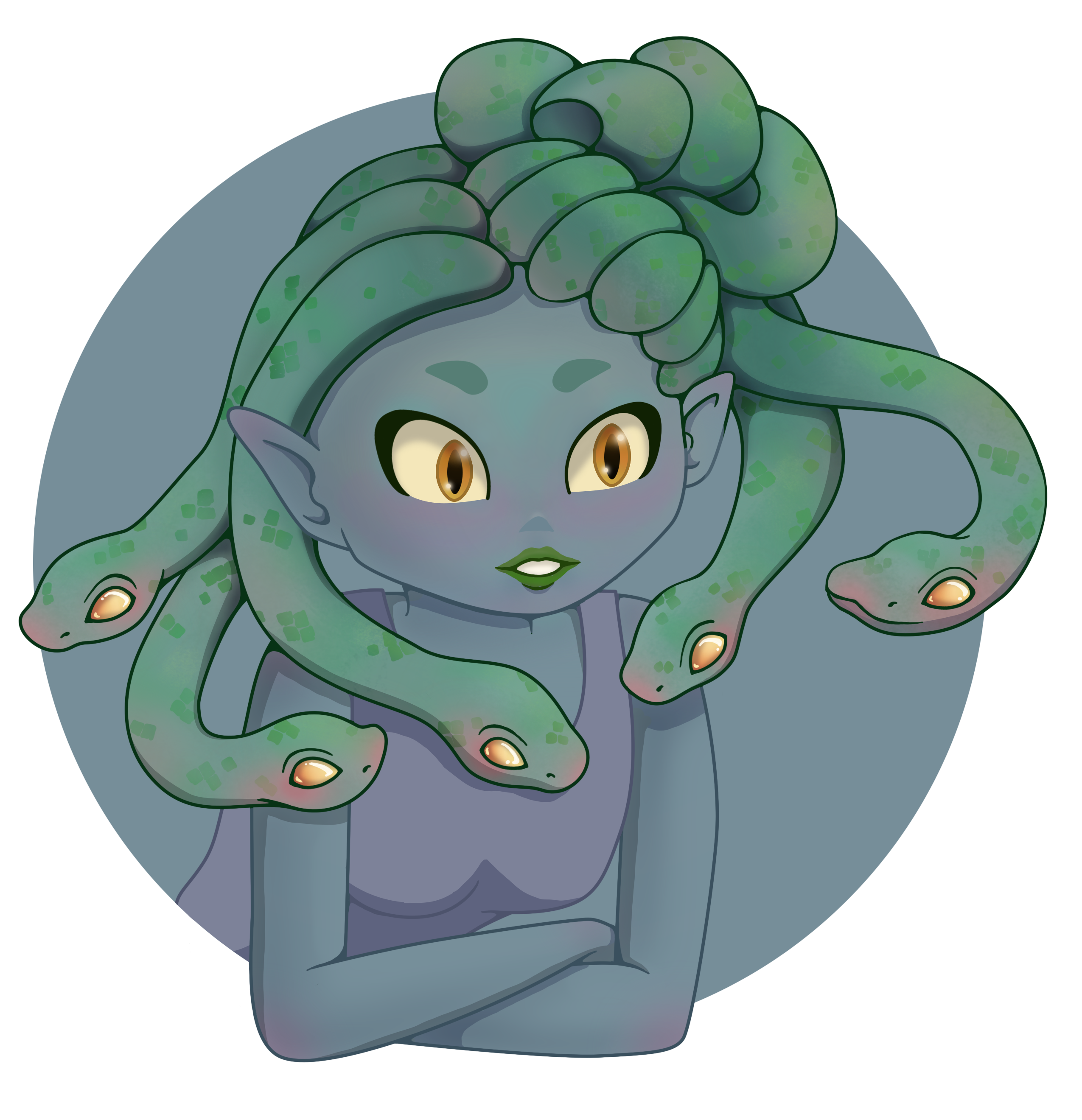 Medusa by Joanne Advin Medusa in Illustration and Graphics Inspiration by Joanne Advin