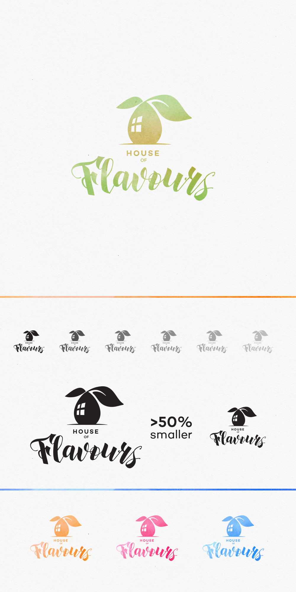 HOUSE OF FLAVOURS by Petrean Claudiu HOUSE OF FLAVOURS in Logo Design Inspiration by Petrean Claudiu
