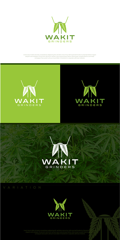logo for cannabies grinder by Thatsrahat logo for cannabies grinder in Logo Design Inspiration by Thatsrahat