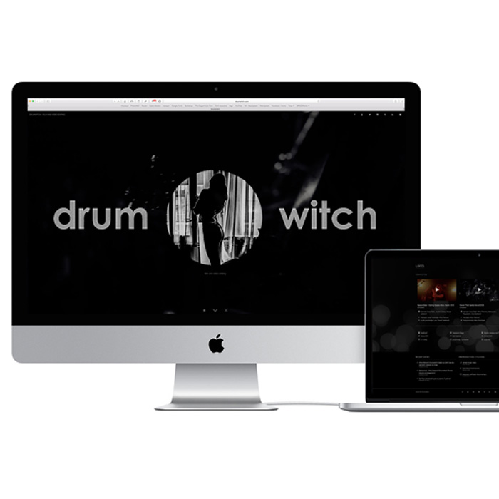 DrumWitch video in Website Design Inspiration by Mala Web Manufaktura