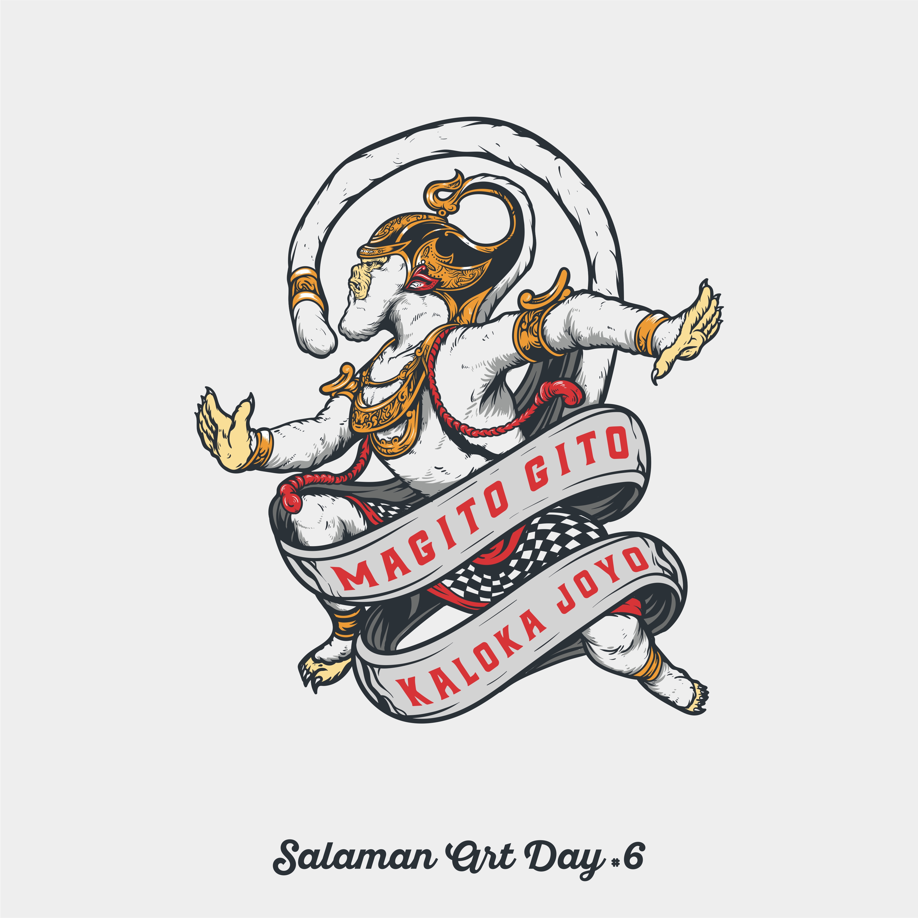 Anoman Ilustration for Salaman Art Day 6 by Tomi Faisol Anoman Ilustration for Salaman Art Day 6 in Illustration and Graphics Inspiration by Tomi Faisol