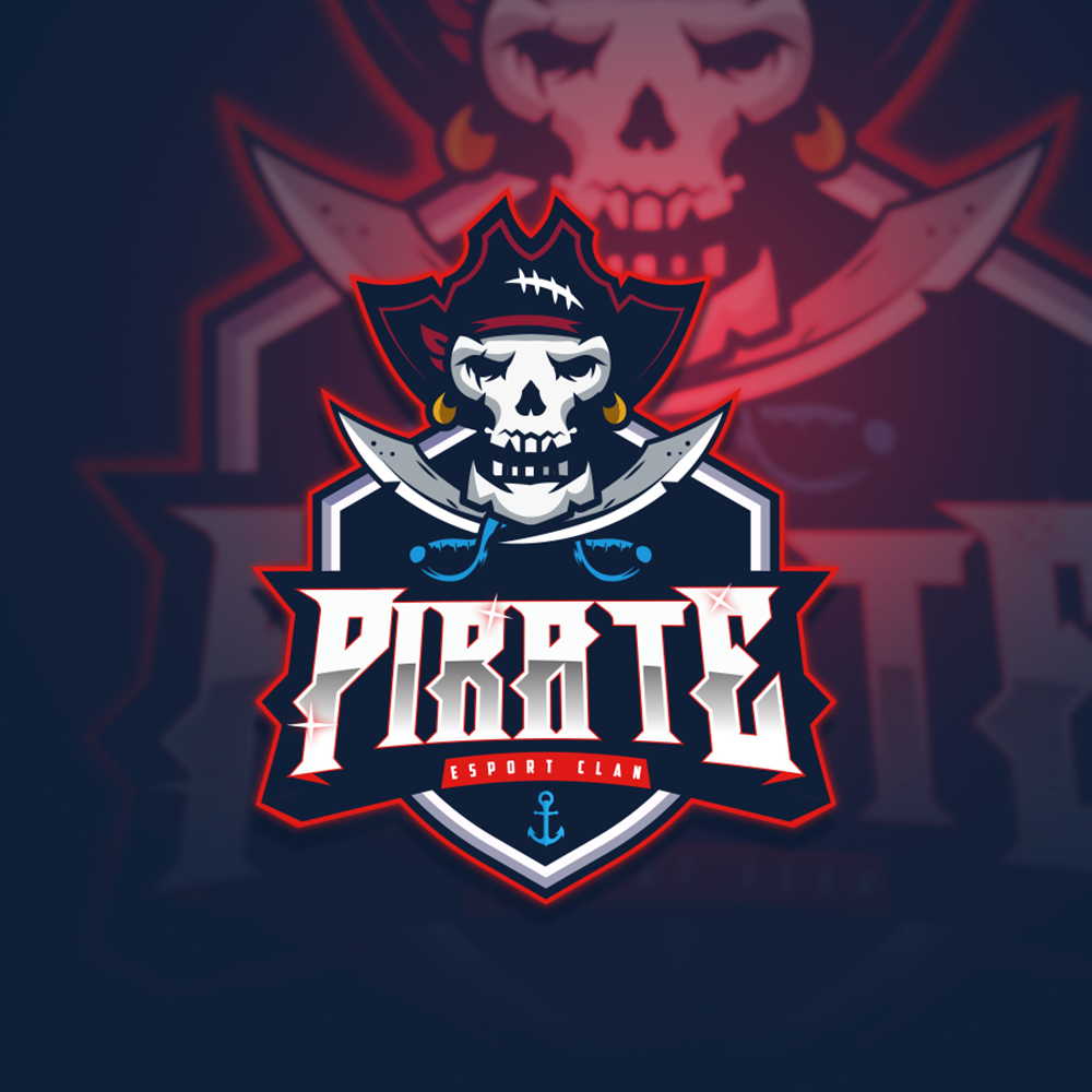 Pirate Skull Logo by Easel Pirate Skull Logo in Logo & Brand Identity Inspiration by Easel