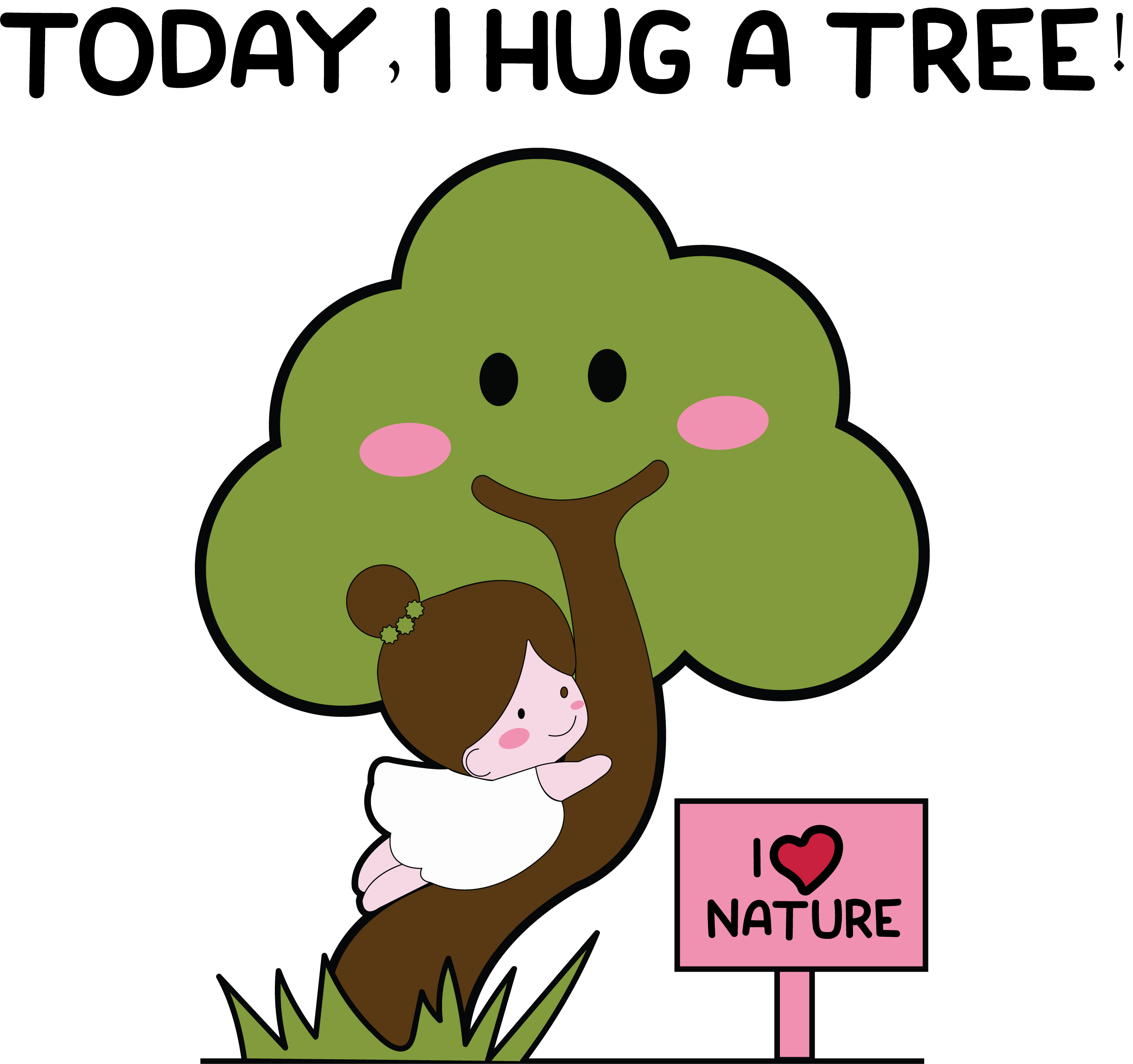 I HEART NATURE by Lux Bartolay I HEART NATURE in Cartoon & Caricature Inspiration by Lux Bartolay