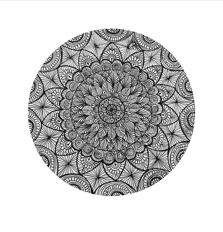 mandala by Hana Malik mandala in Doodle Art Inspiration by Hana Malik
