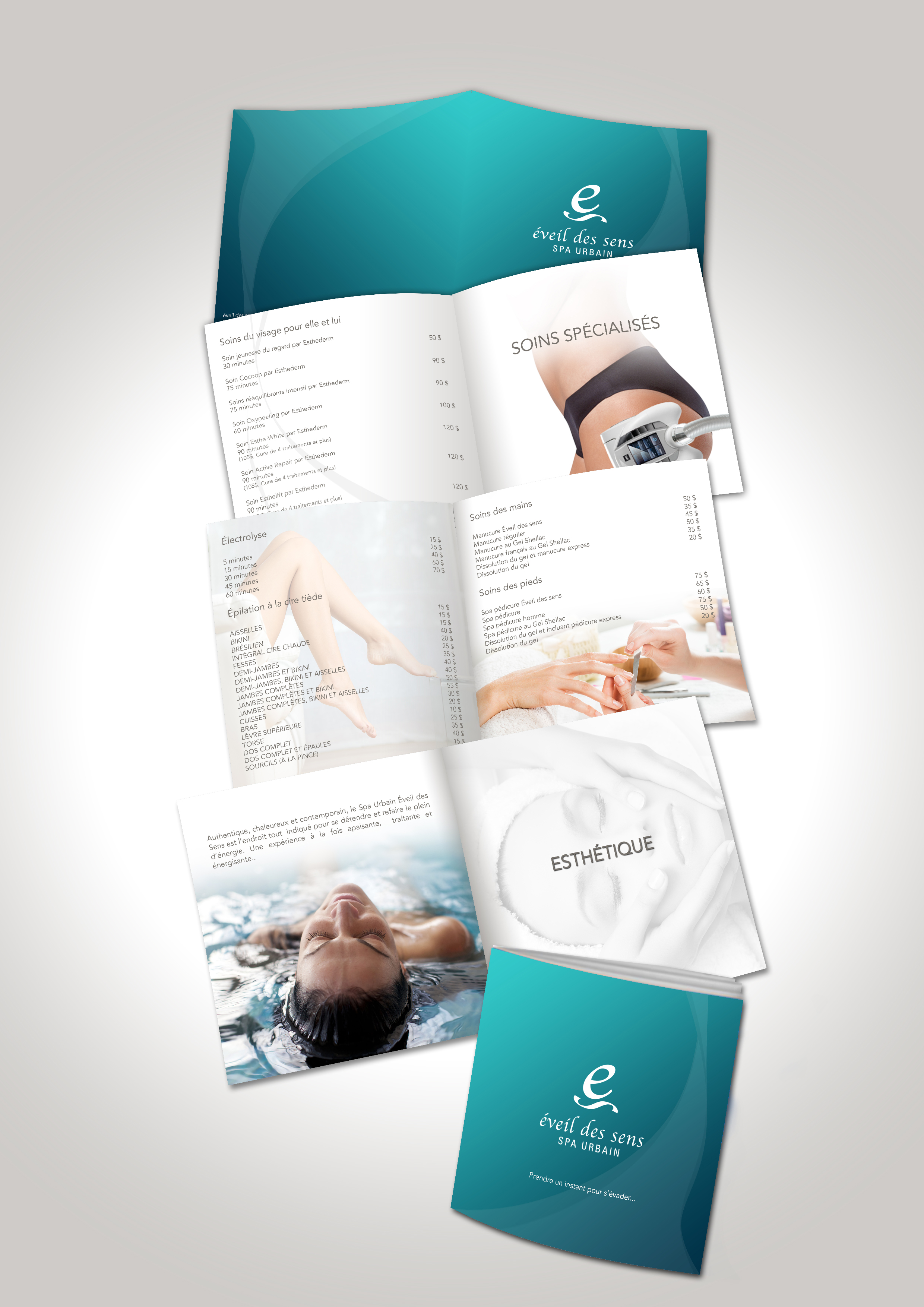 Spa Price List Design by Marie-berdine Spa Price List Design in Brochure Design Inspiration by Marie-berdine