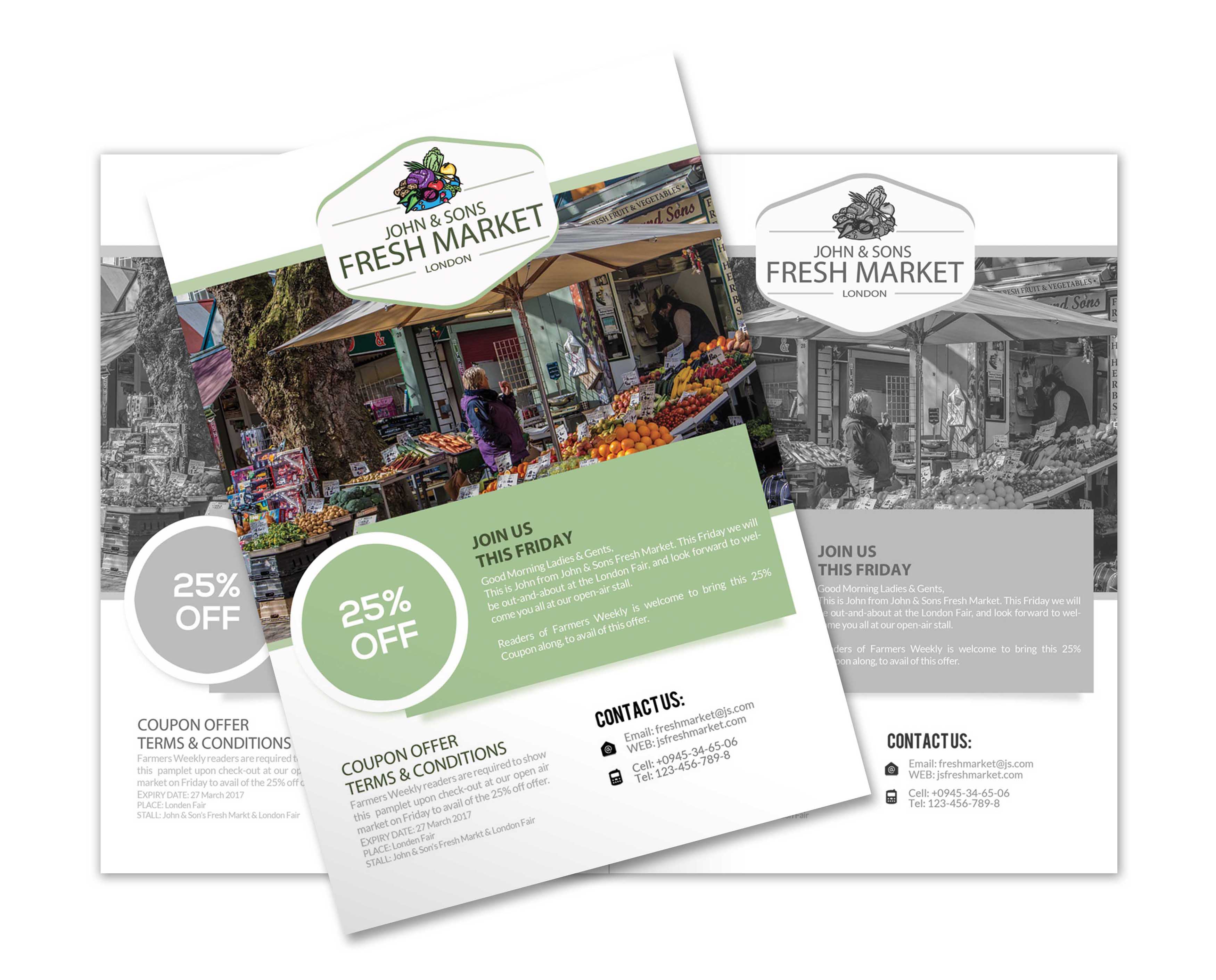 Fruit in Print flyer design Inspiration by Marie-berdine