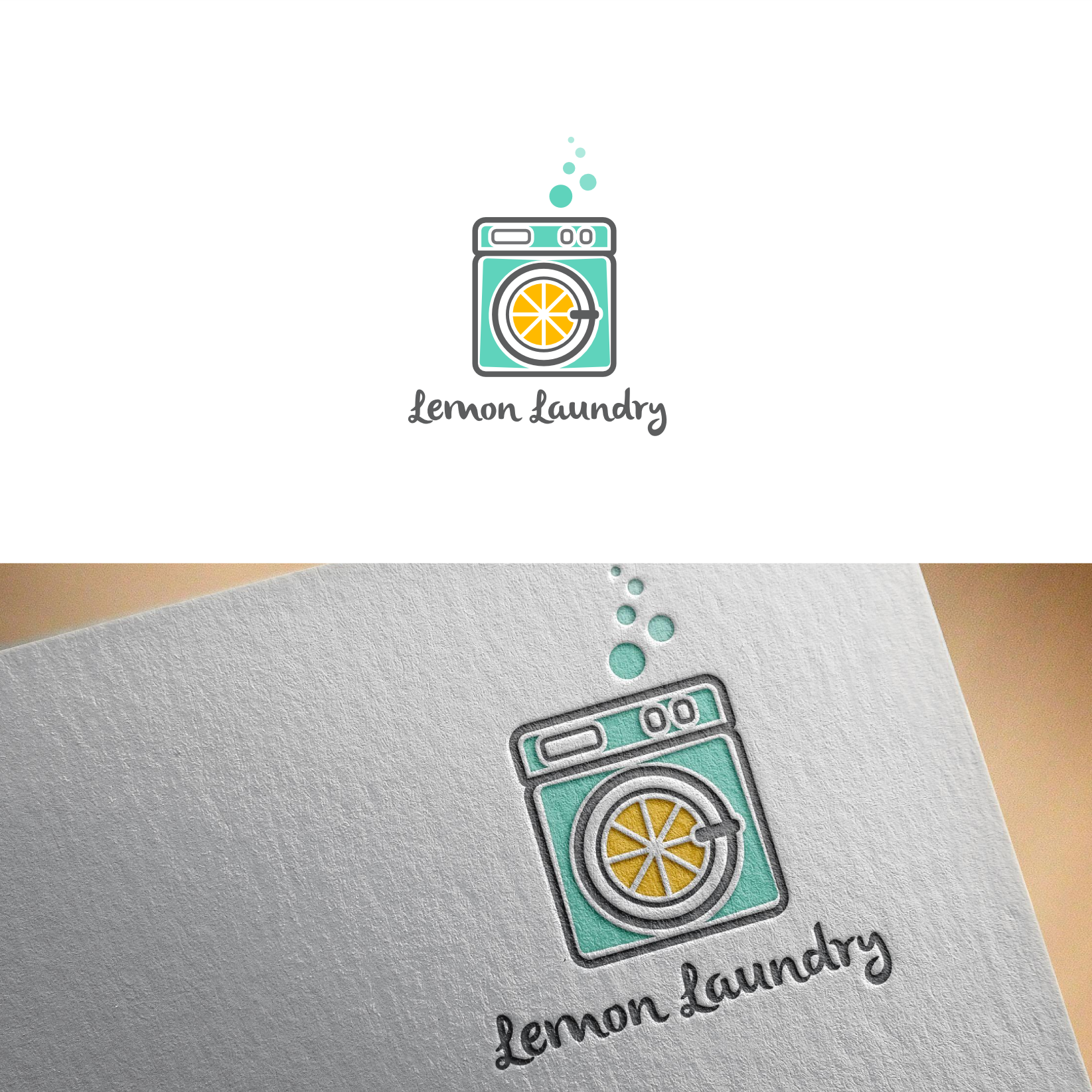 Logo design for Lemon Laundry Outlet :) by 07hs Logo design for Lemon Laundry Outlet :) in Logo Design Inspiration by 07hs
