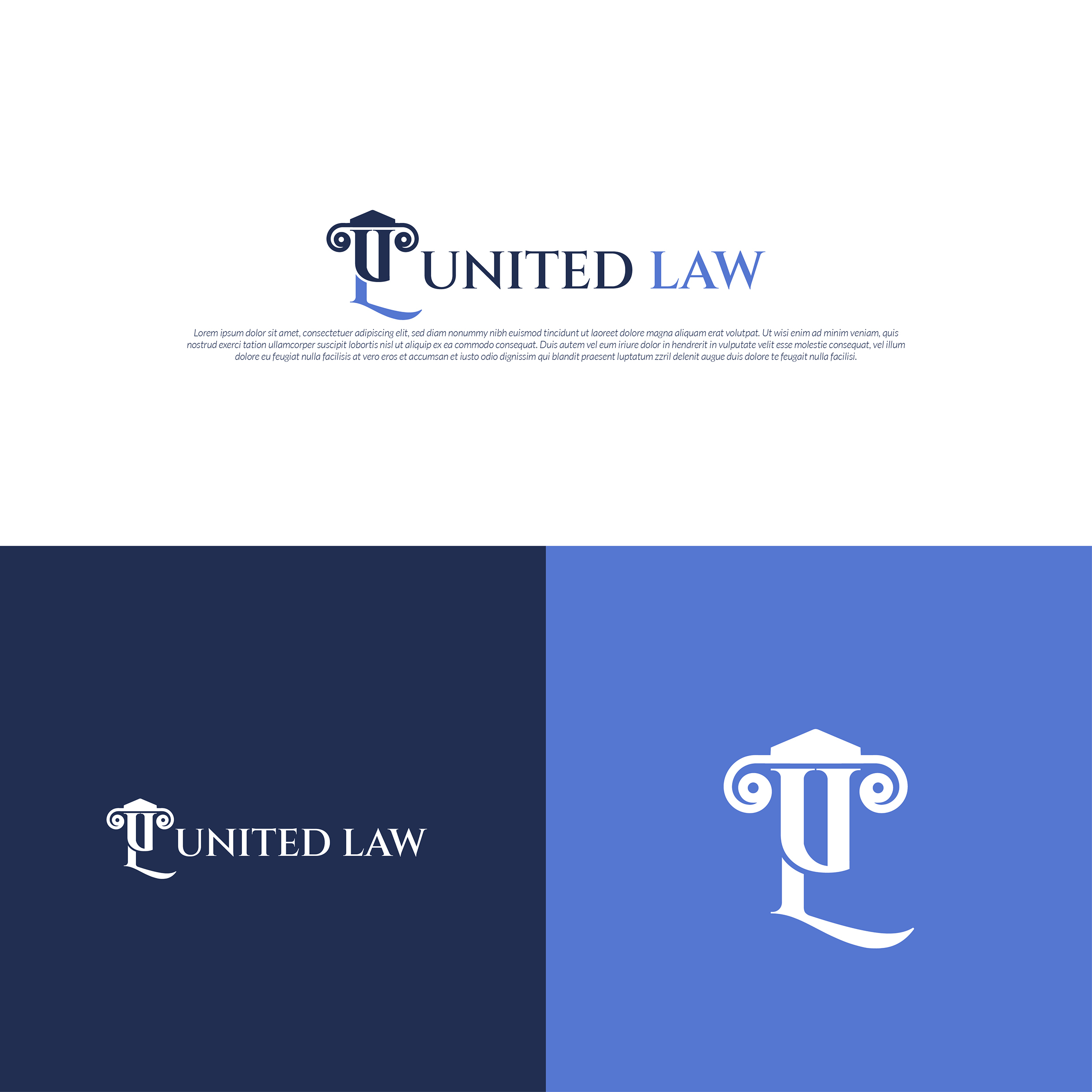 United Law by Sr Studio United Law in Logo & Brand Identity Inspiration by Sr Studio