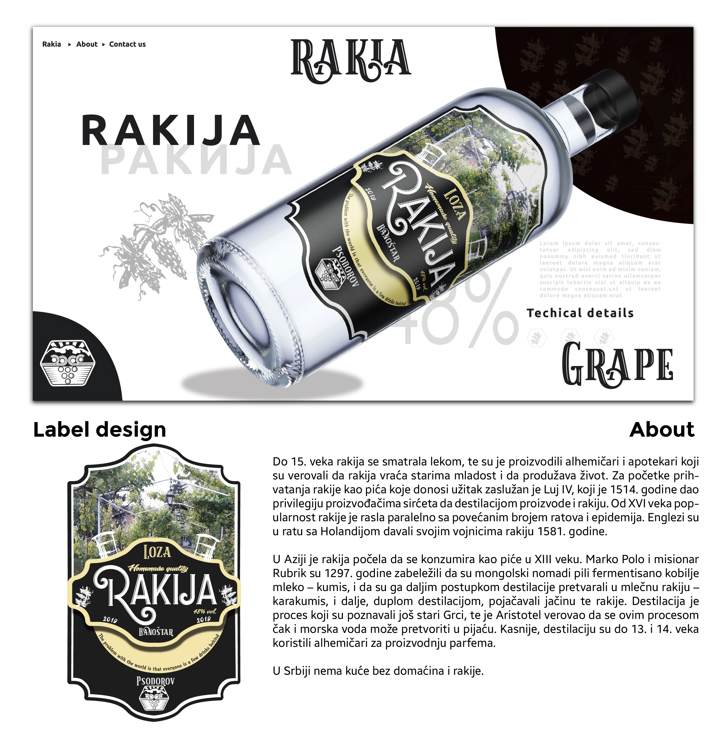 Beverage Label Design By Soderstorm 323648 - Designhill