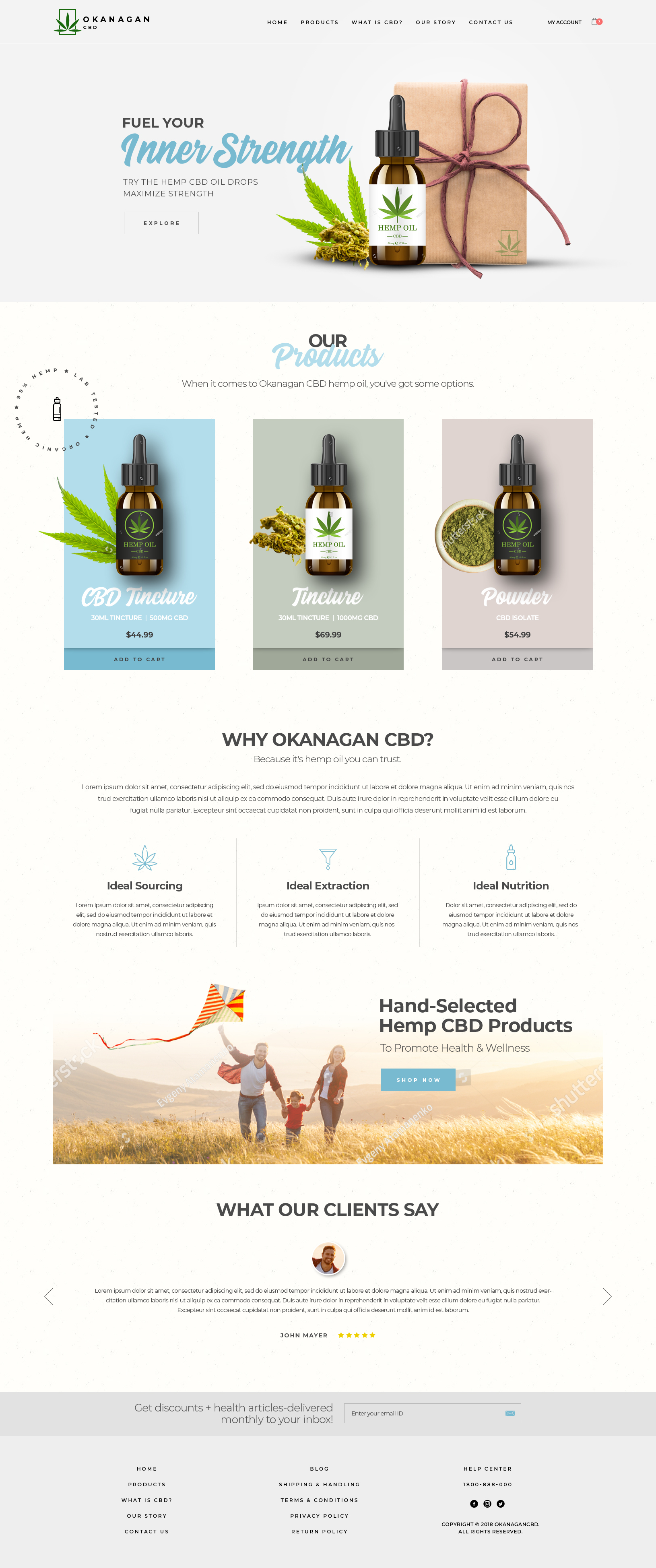 Okanagan CBD Oil by Sahidur.ali Okanagan CBD Oil in Website Design Inspiration by Sahidur.ali