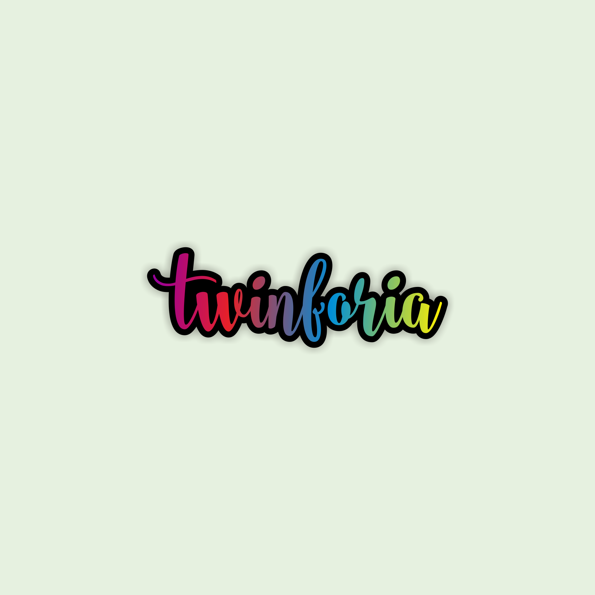 Rainbow color script font in Logo & Brand Identity Inspiration by Damarista